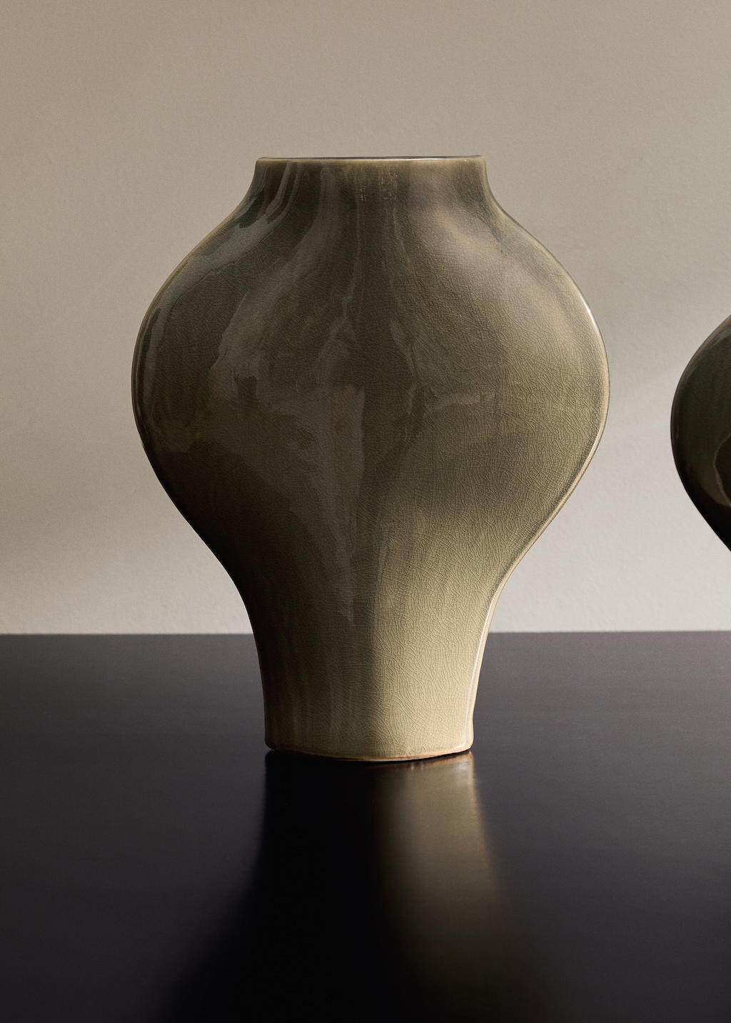 Large stoneware vase