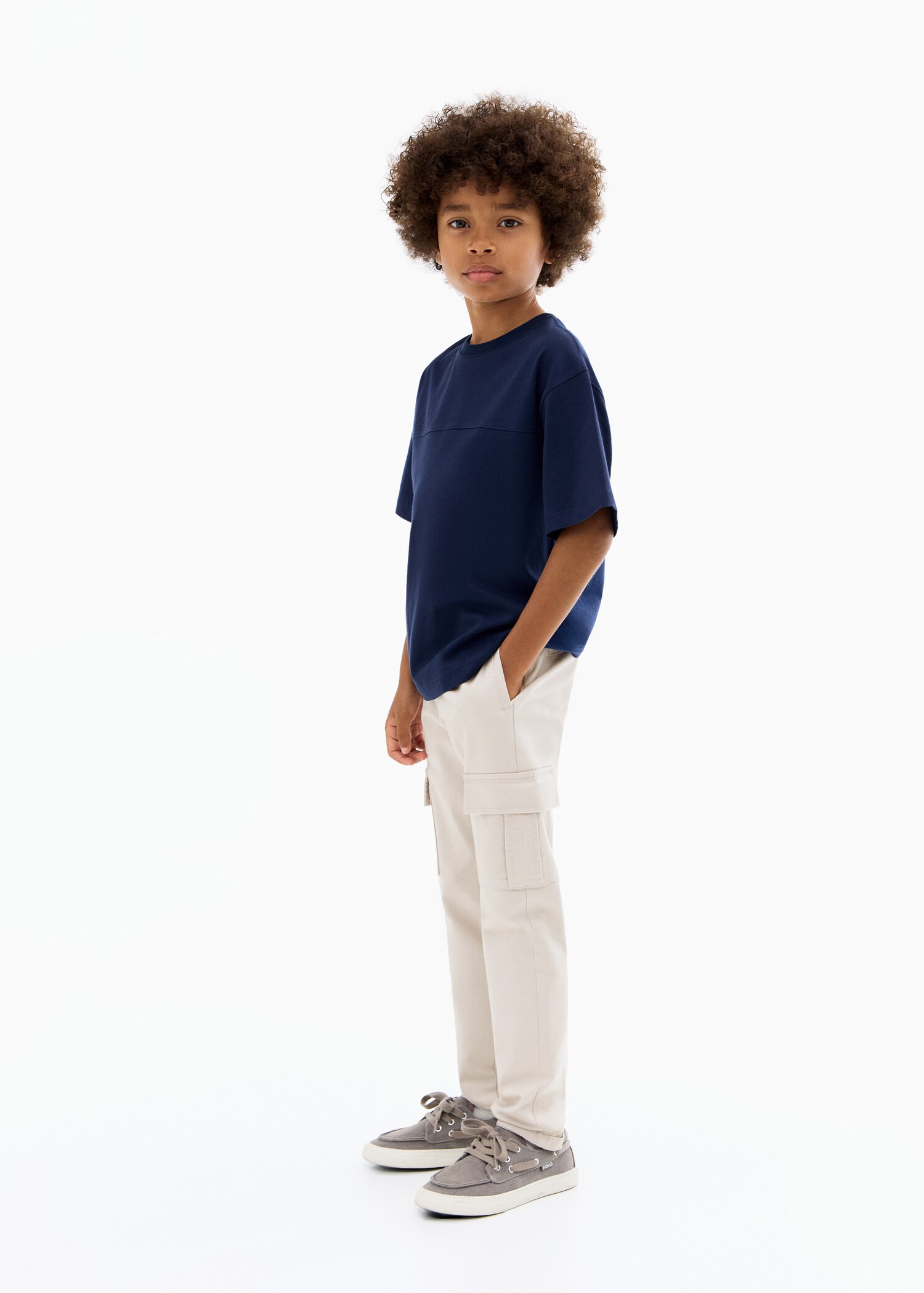 Pantalon cargo coton - Plan général
