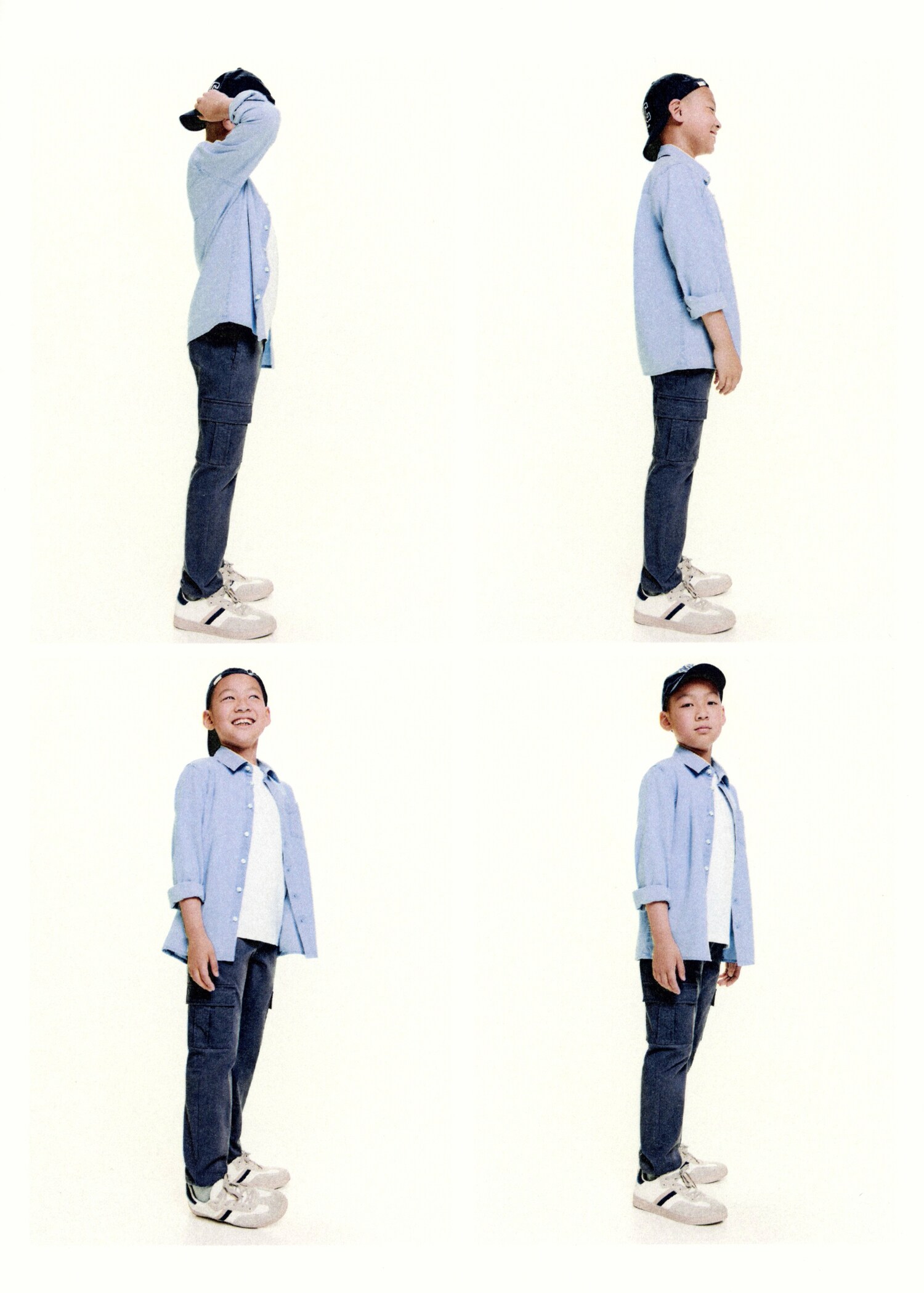 Pantalon cargo coton - Plan général