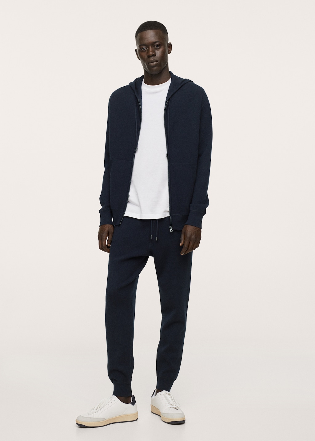 Textured knit joggers