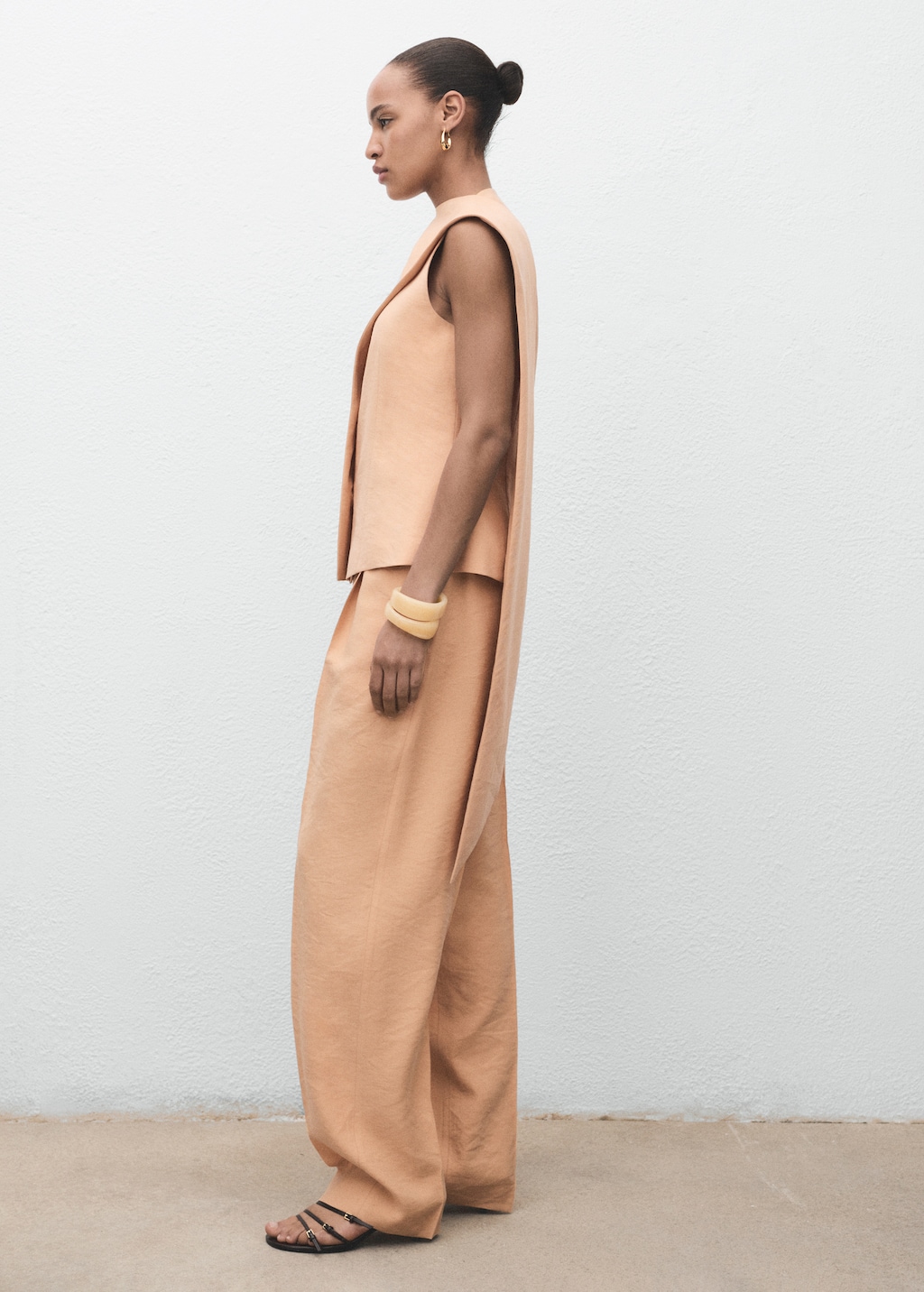 Mango Asymmetrical foulard top