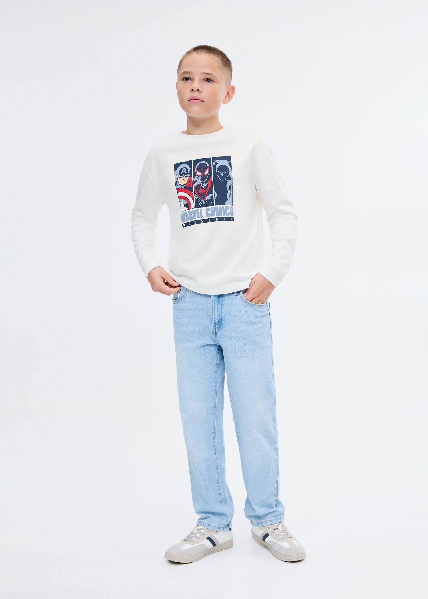 Marvel print T-shirt - General plane