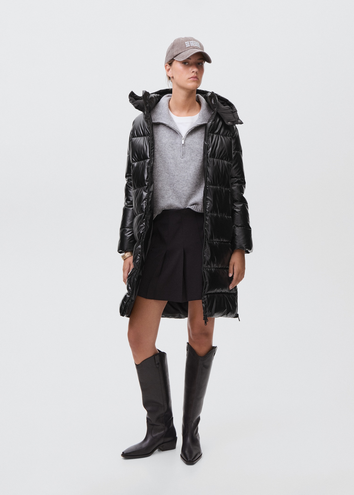 Quilted skin style jacket - General plane
