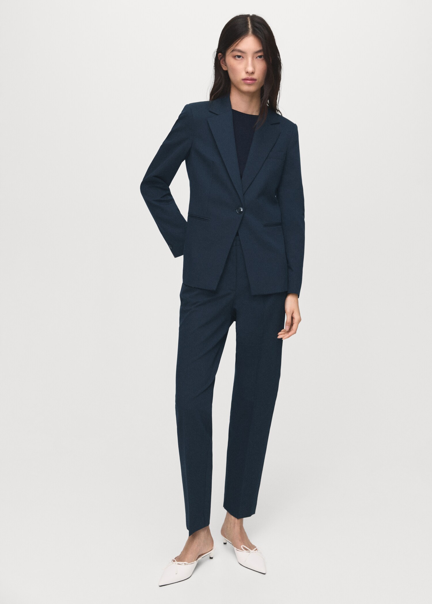 Fitted suit jacket - General plane