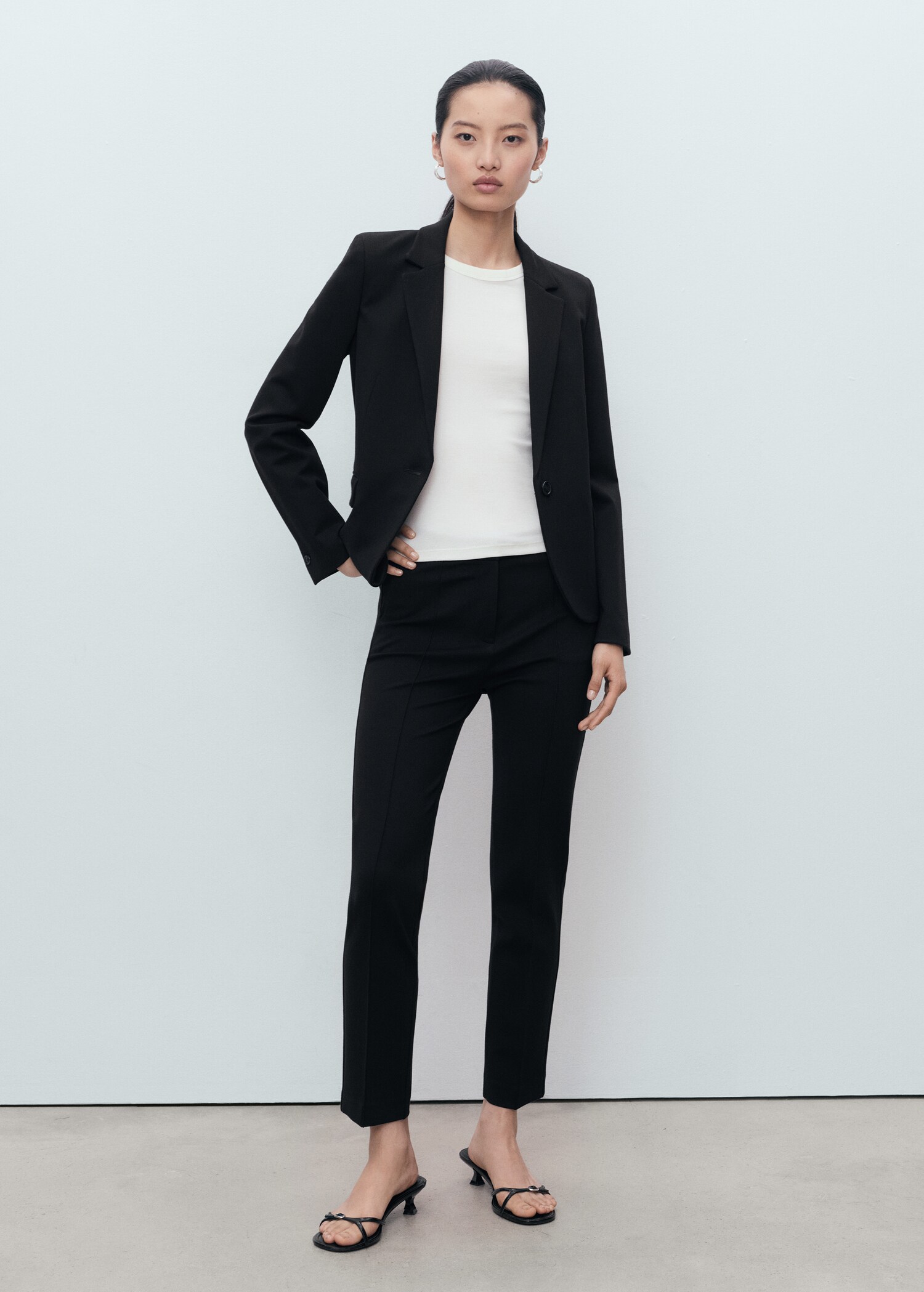 Pantalon droit taille normale - Plan général