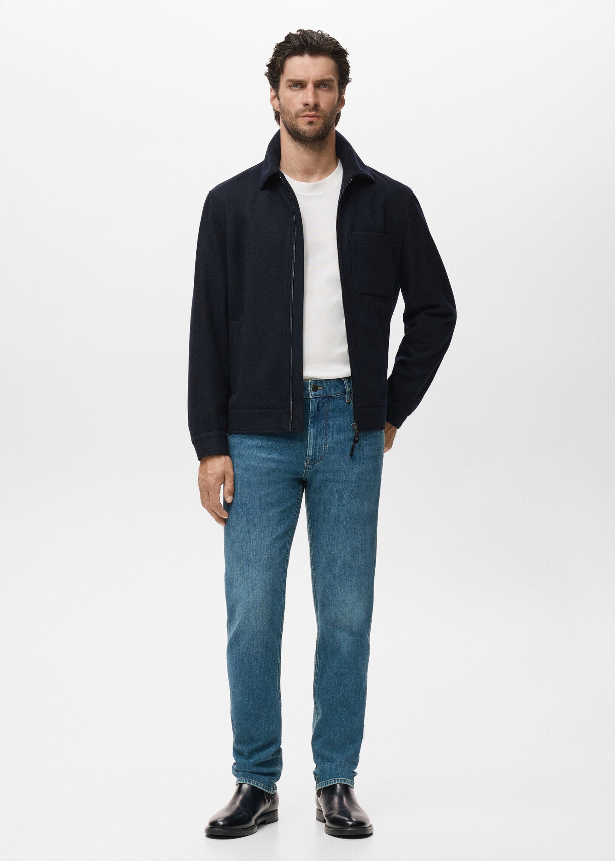 Jeans Patrick slim fit Ultra Soft Touch - Plano general, Verde menta. Ref: 17045971-00.