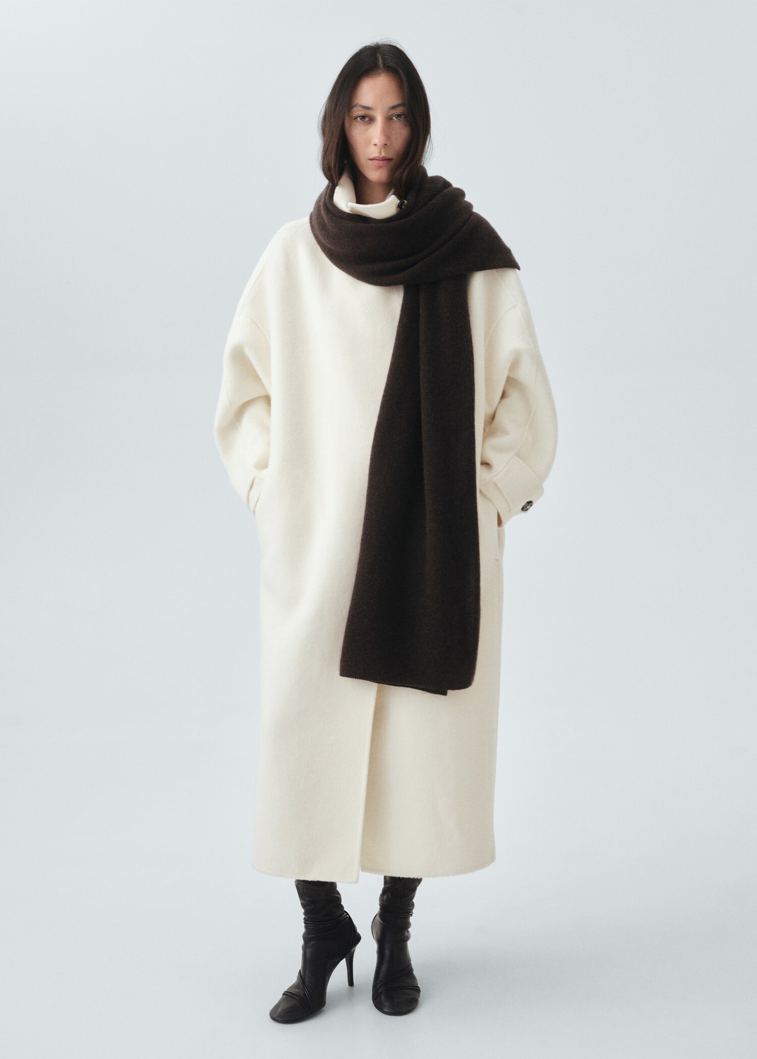 100% cashmere scarf - General plane