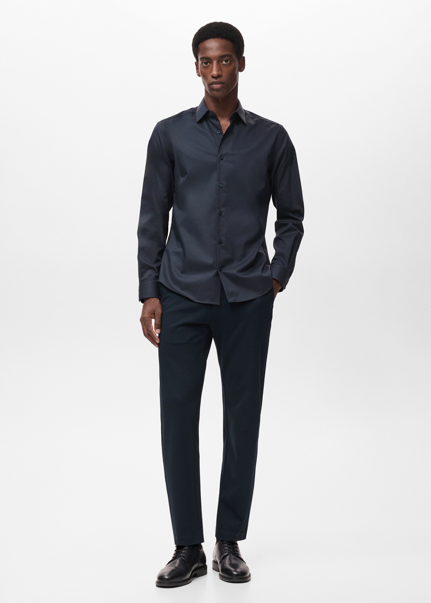Comfort stretch non-iron shirt - General plane