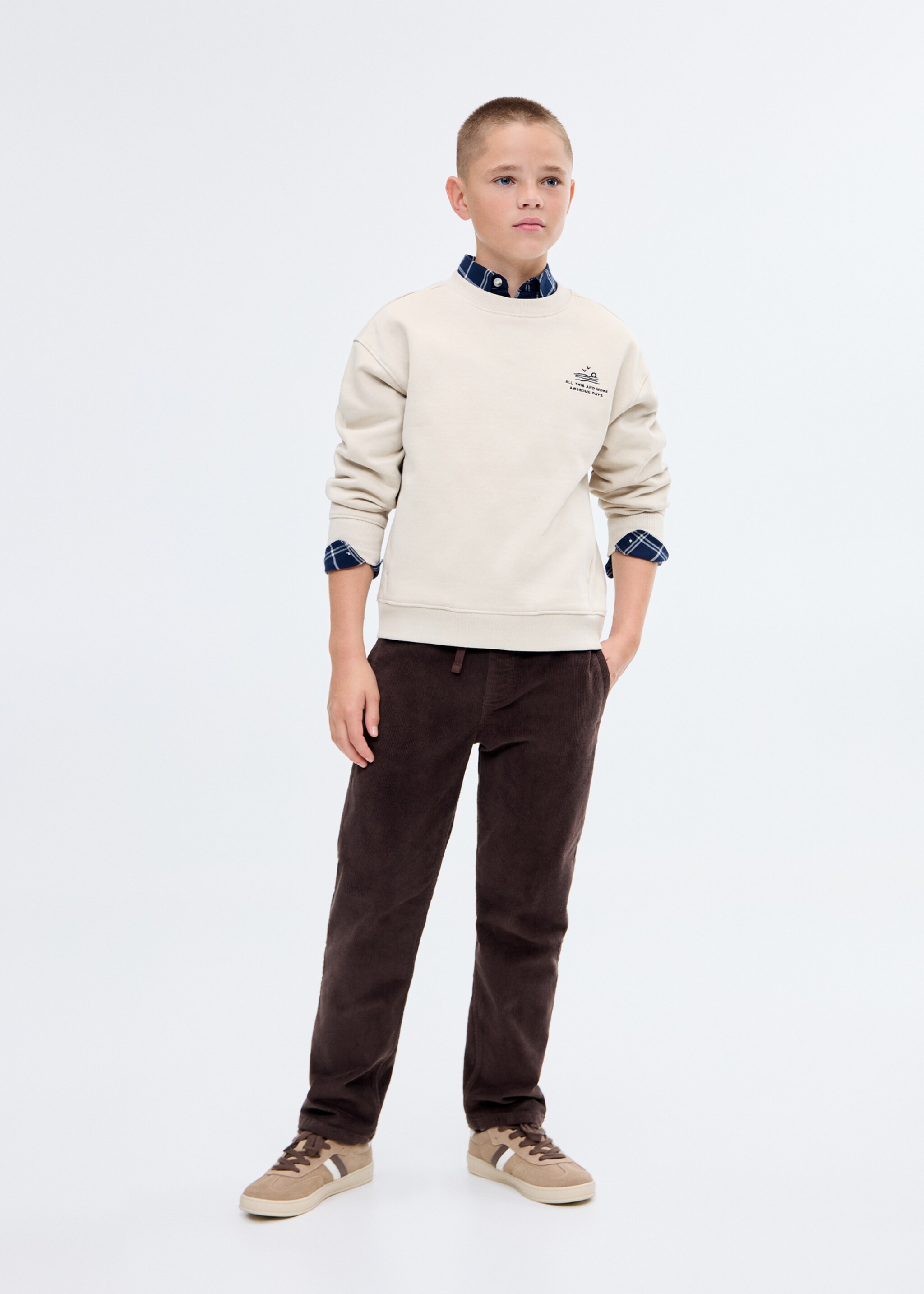 Sweatshirt getaway - Загальний план, Пісочний. Ref: 17046343-00.