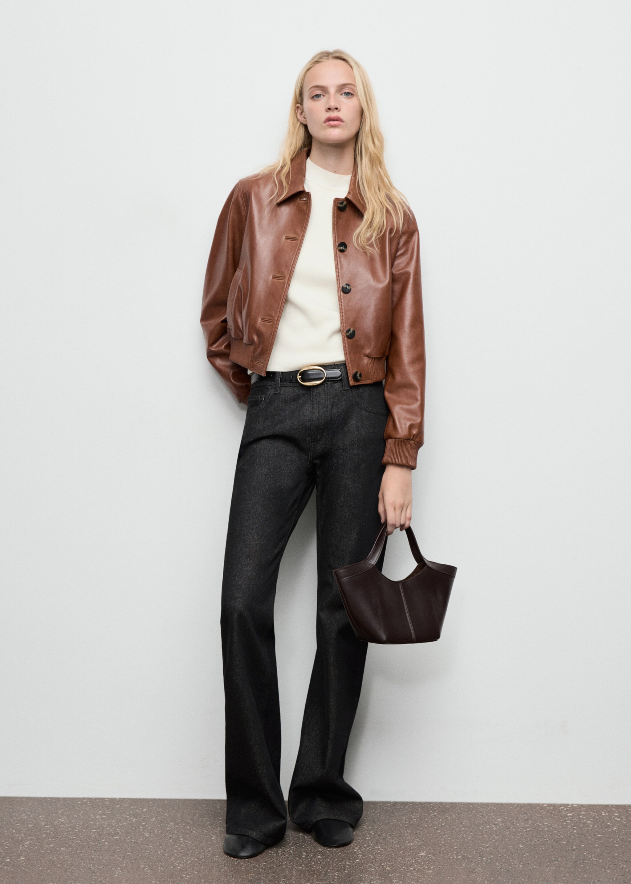 Straight low-waist jeans - General plane, Black. Ref: 17046744-00.
