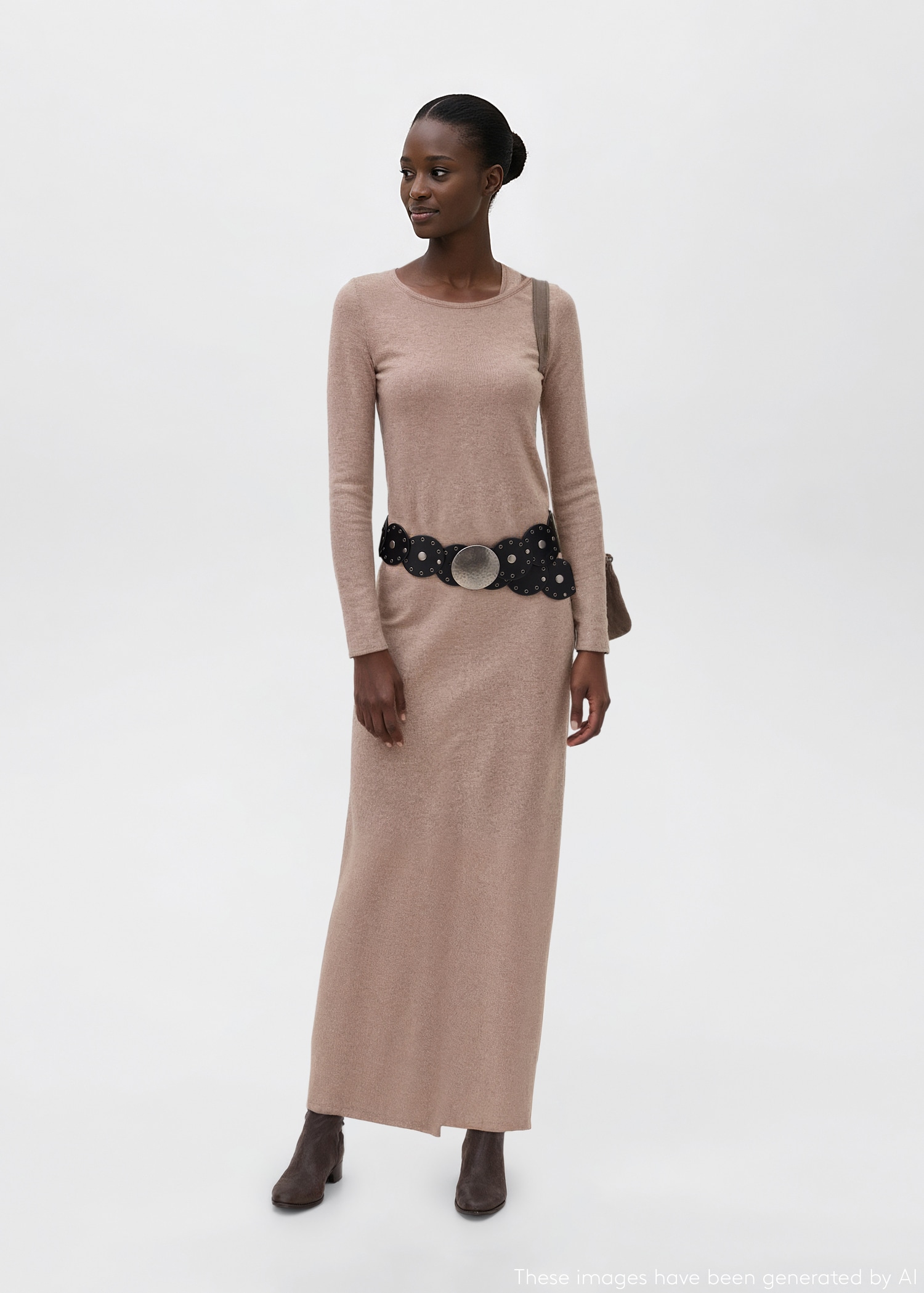 Vestito lungo cut-out Teen MANGO Italia - Main Image