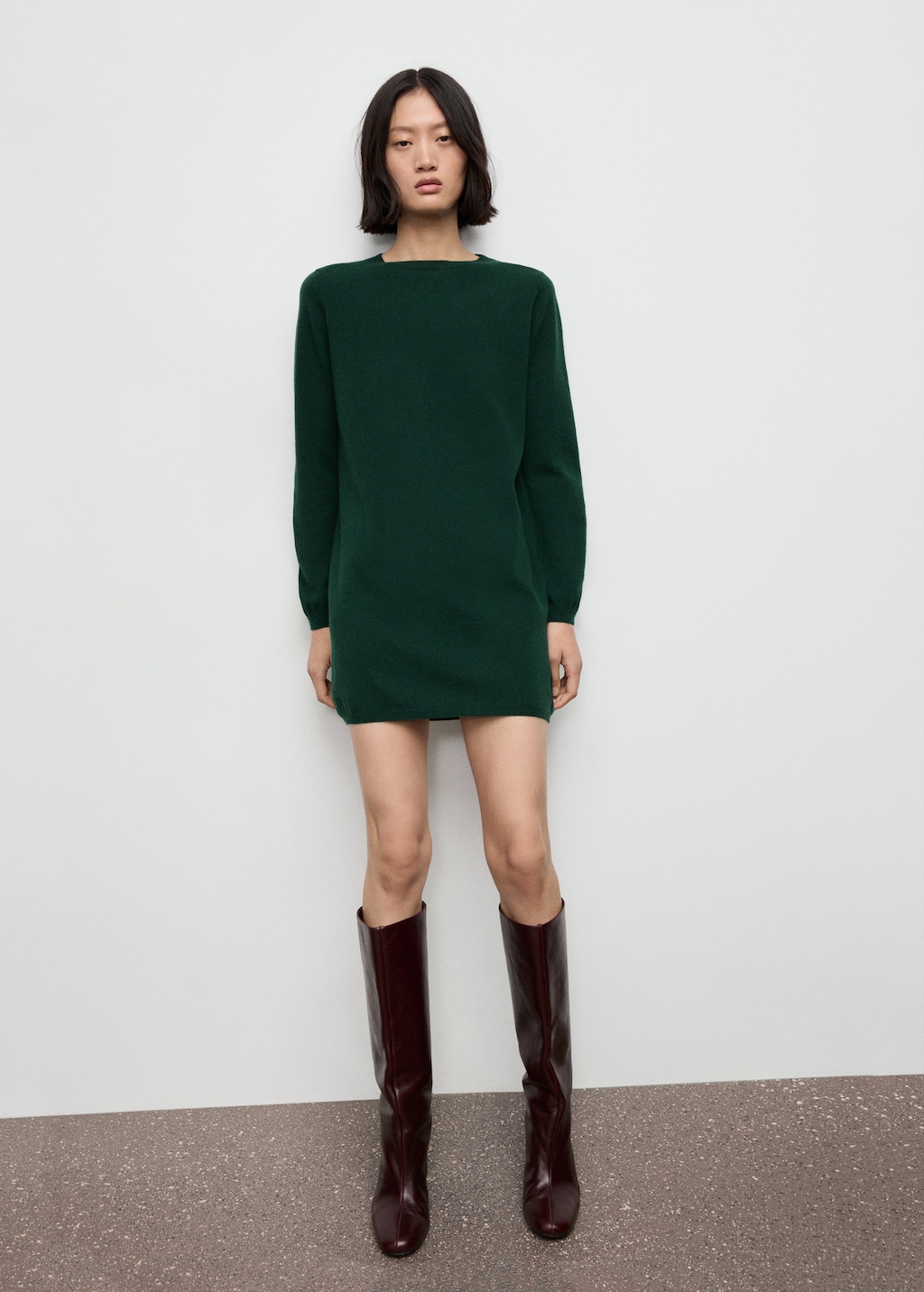 Mango Fine-knit dress