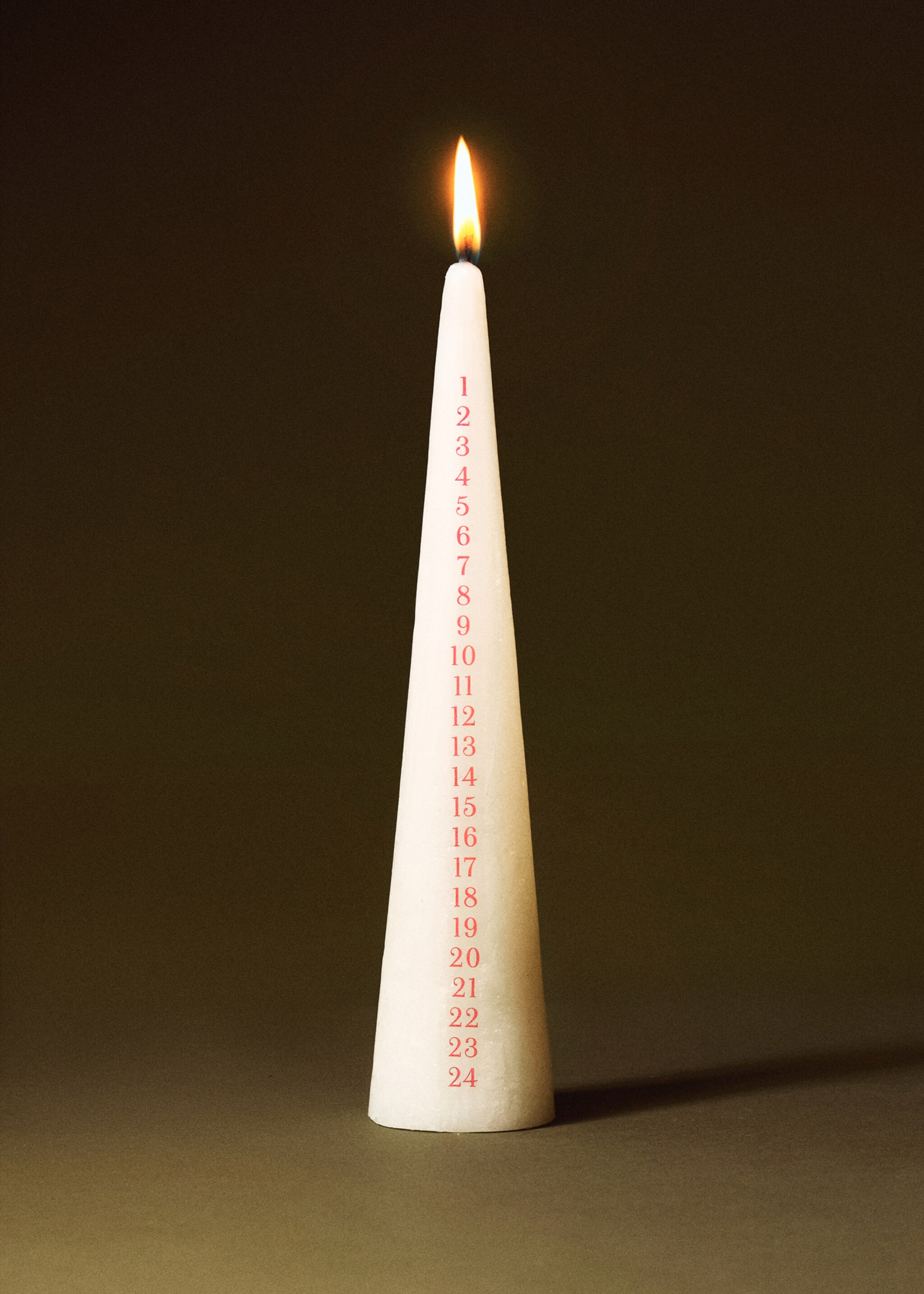 Decorative calendar candle - General plane, Green. Ref: 17047911-00.