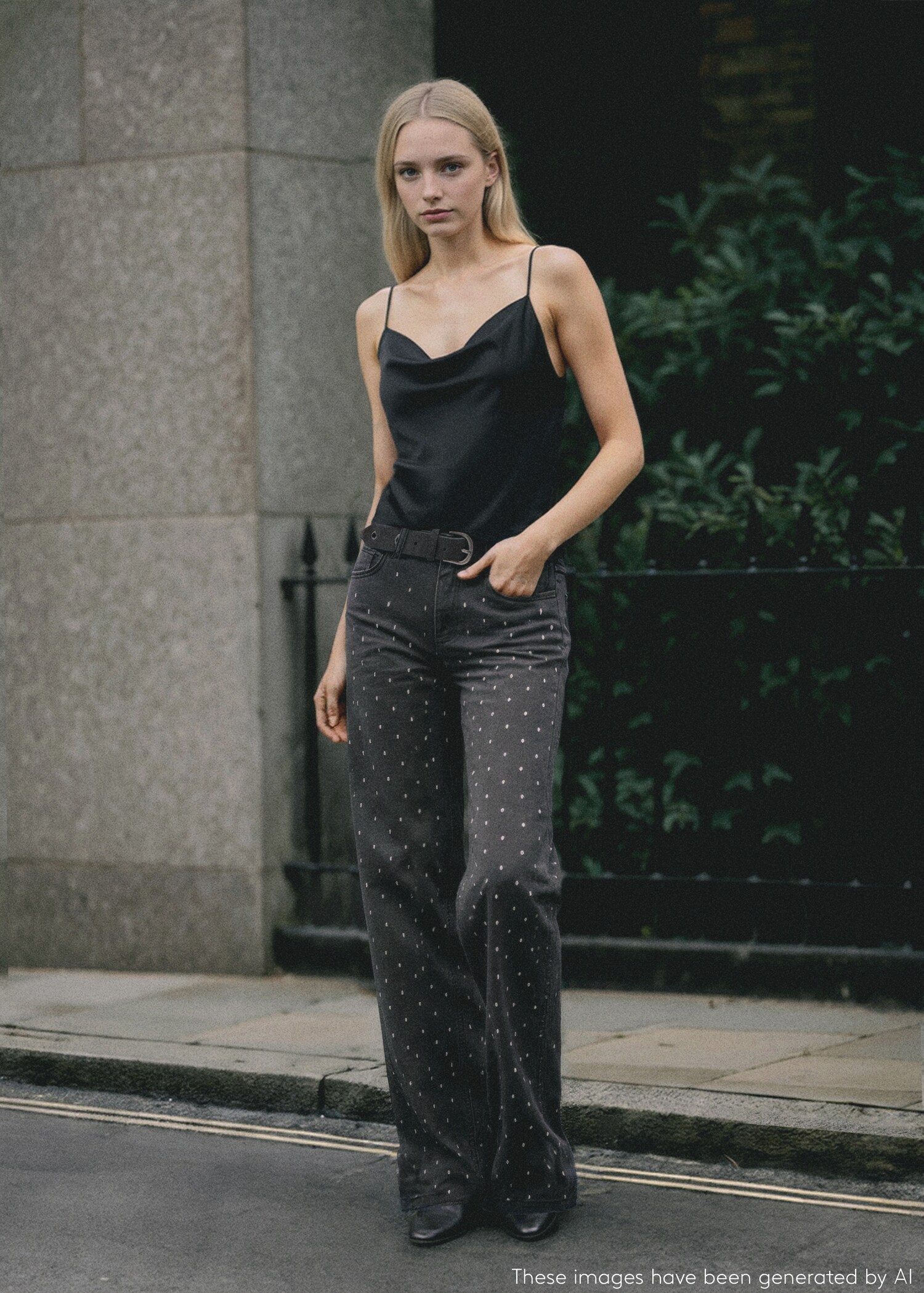 Crystal strass jeans - General plane