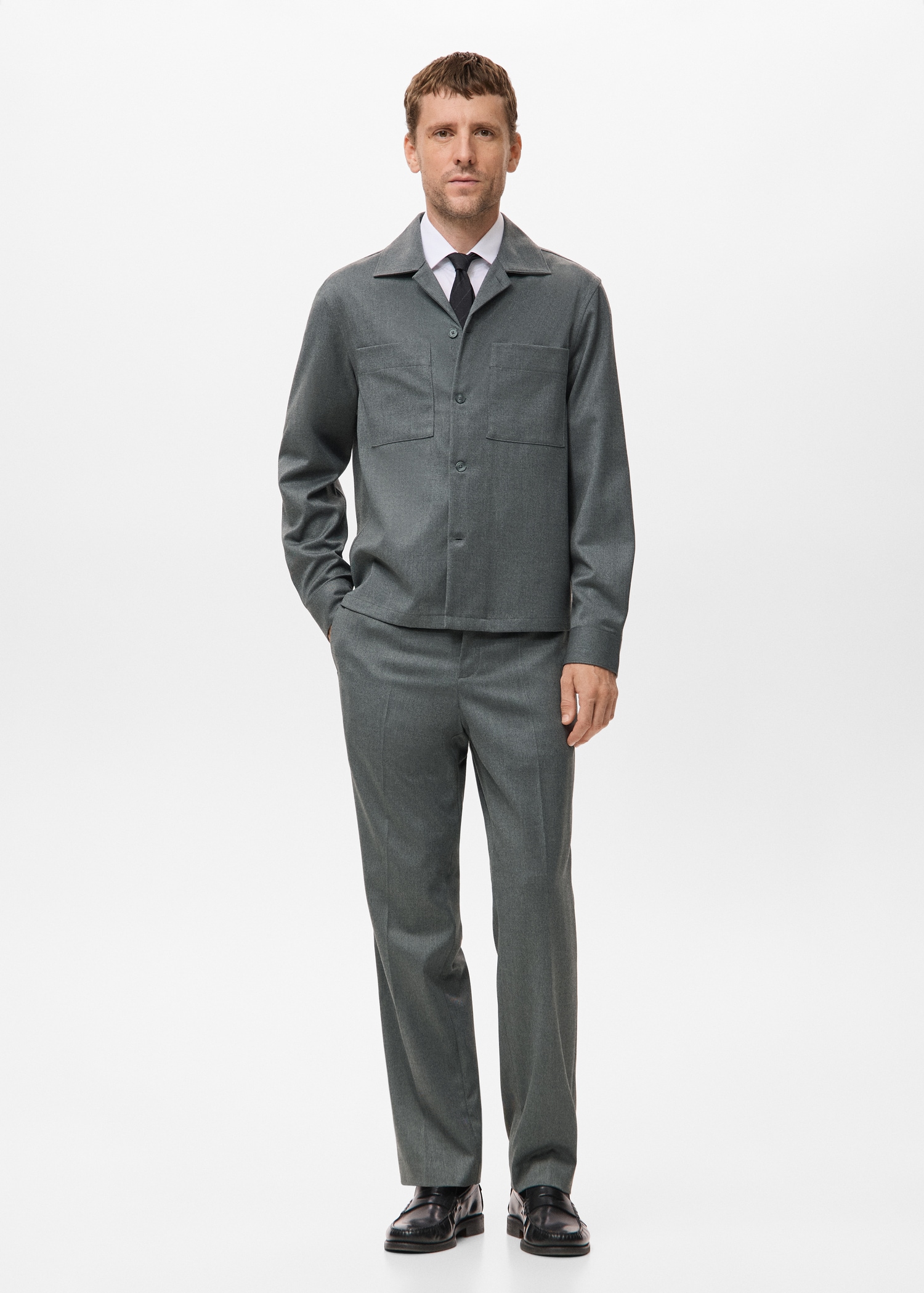 Flowy jacket with pockets - General plane