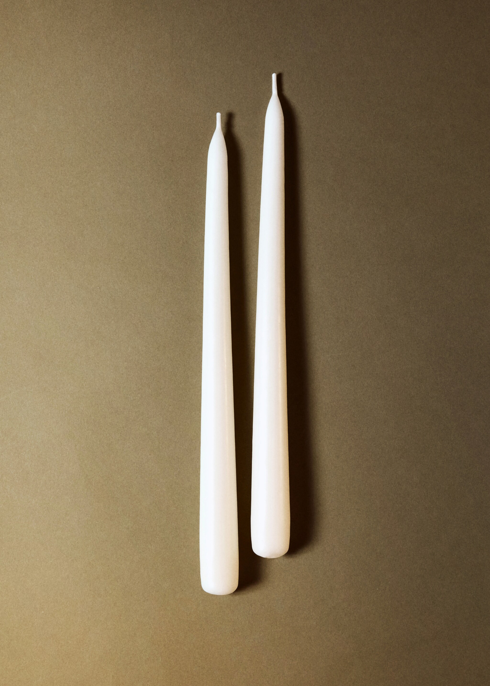 Conical decorative candles - General plane, Off White. Ref: 17049214-00.