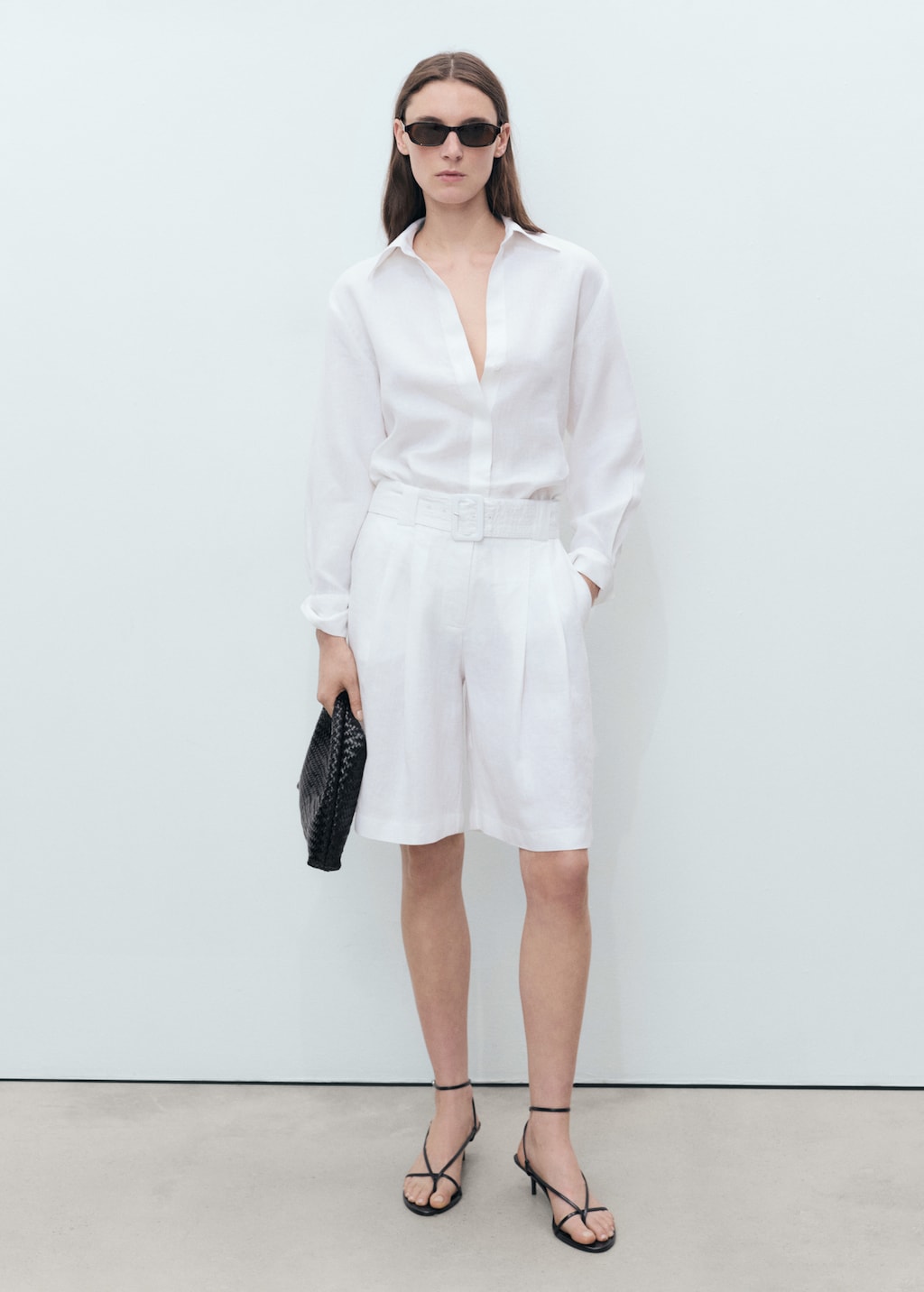 Linen oversized shirt