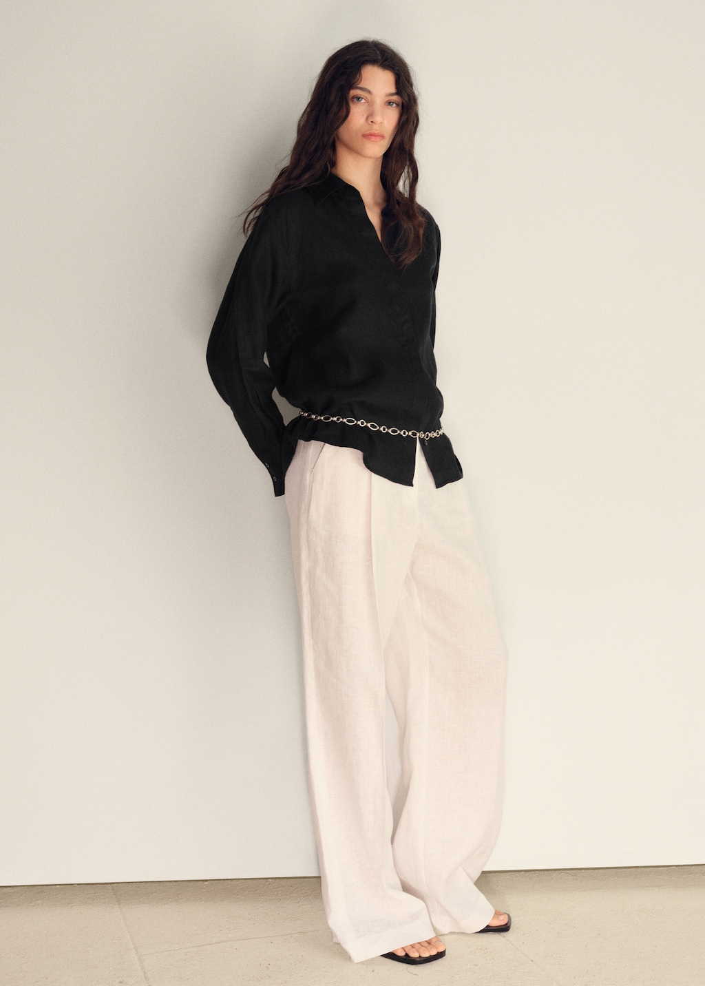 Linen oversized shirt