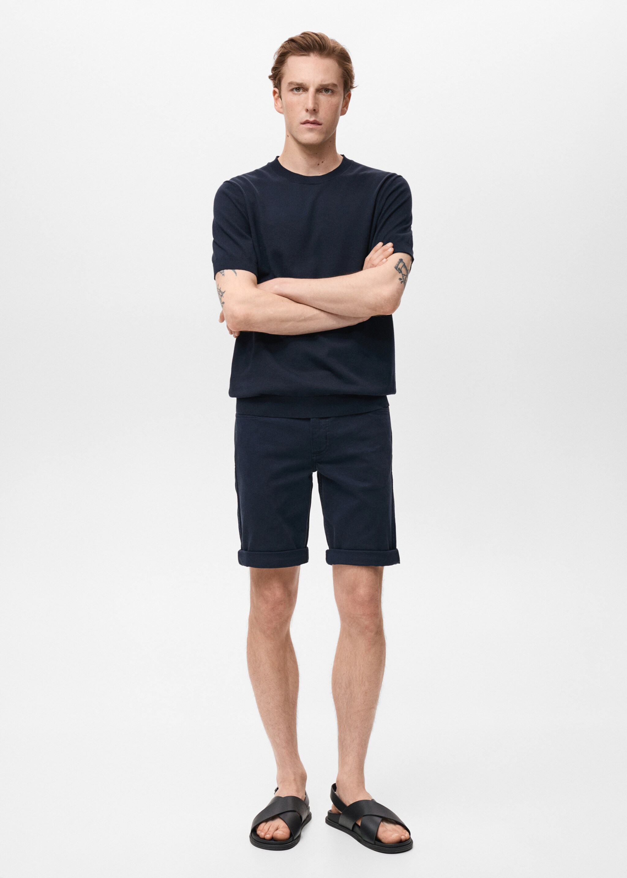 Jeansbermudas slim fit - Allmän bild