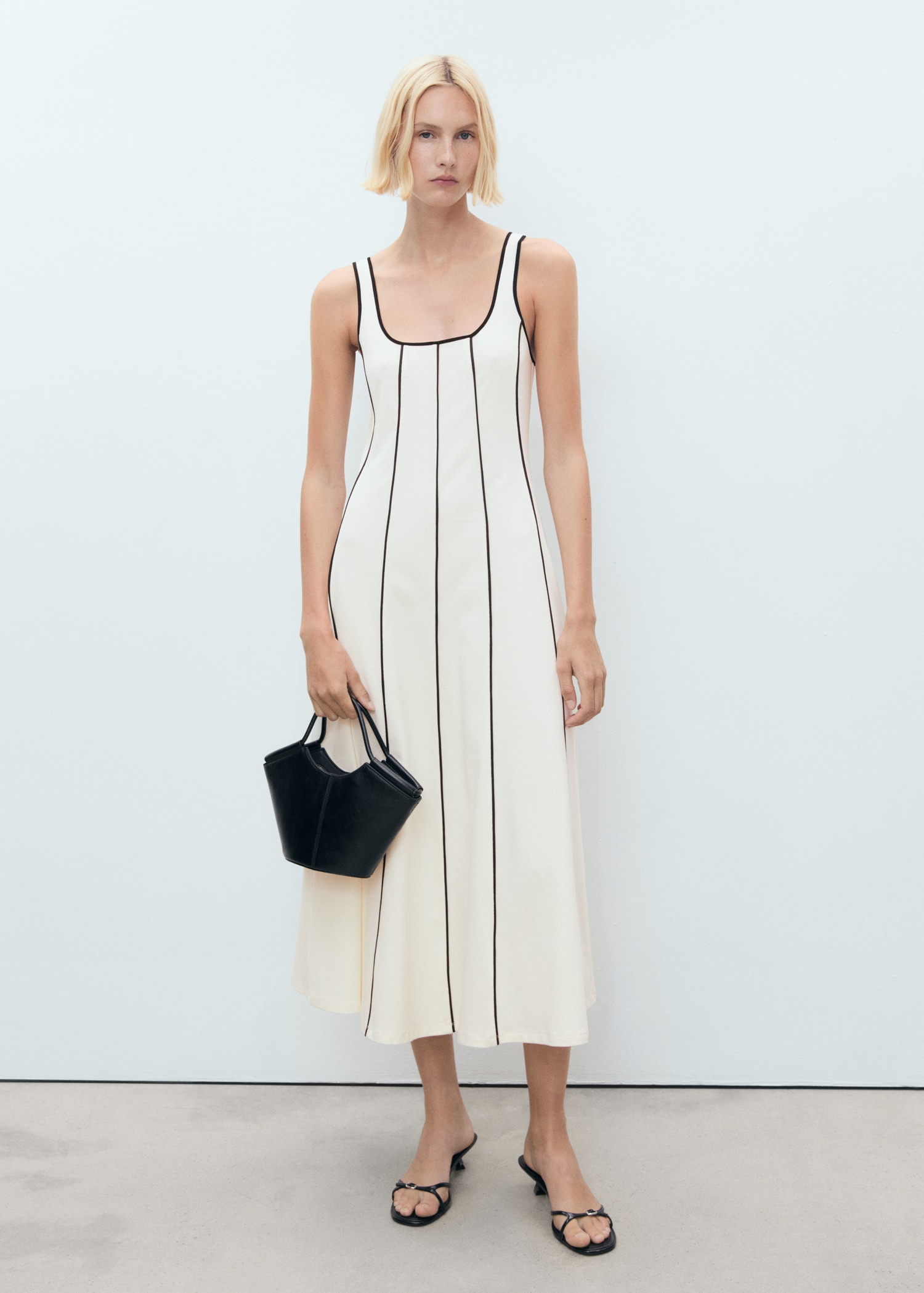 Vestito cotone righe - Piano generale