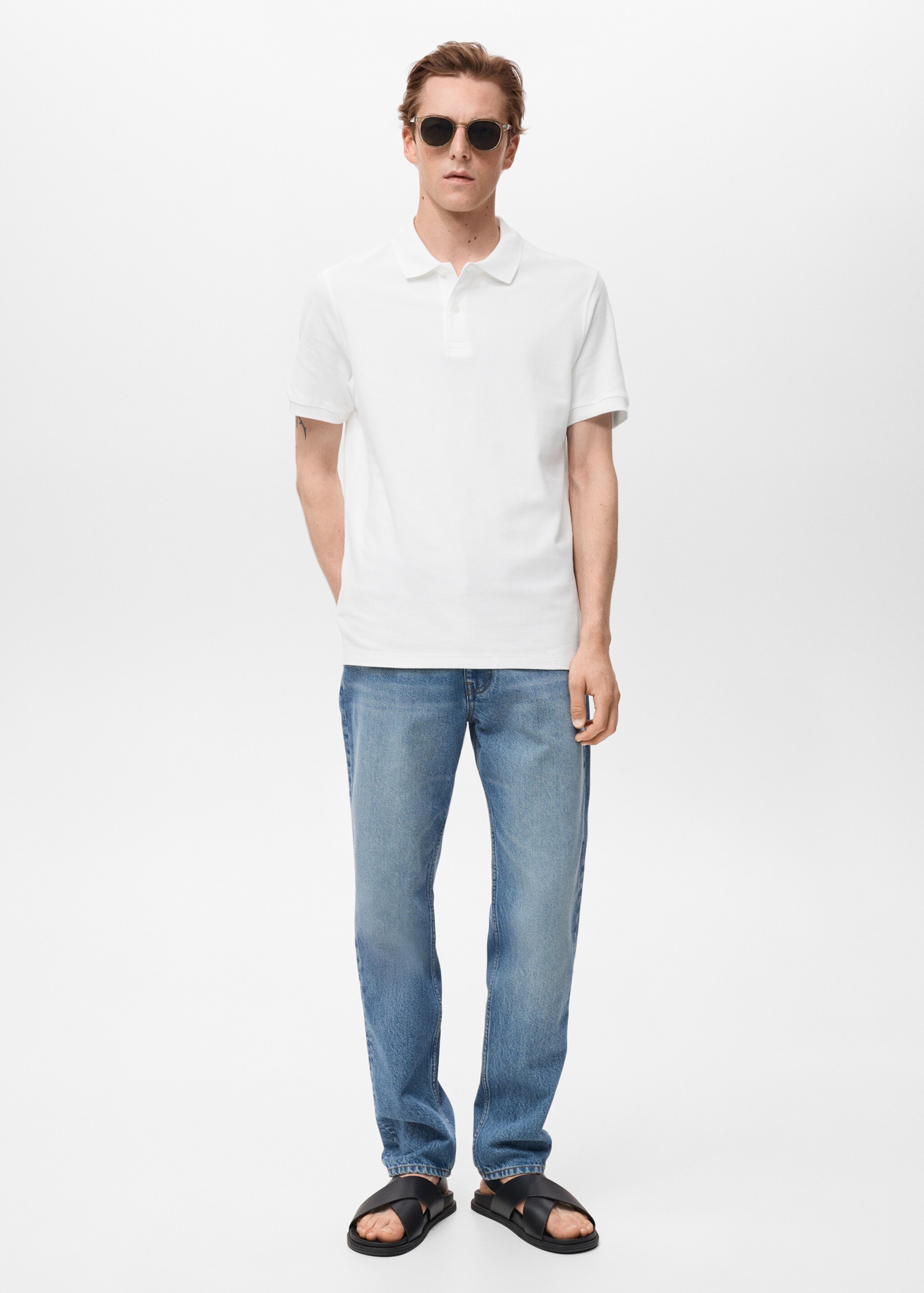 Polo regular-fit cotone piqué - Piano generale
