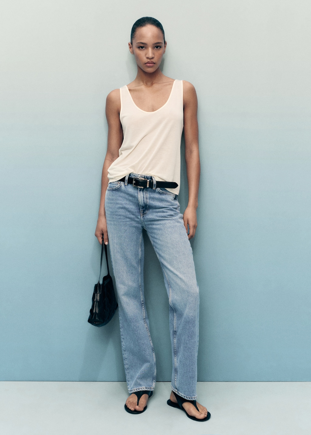 Mango Matilda medium-rise straight-fit jeans thumbnail