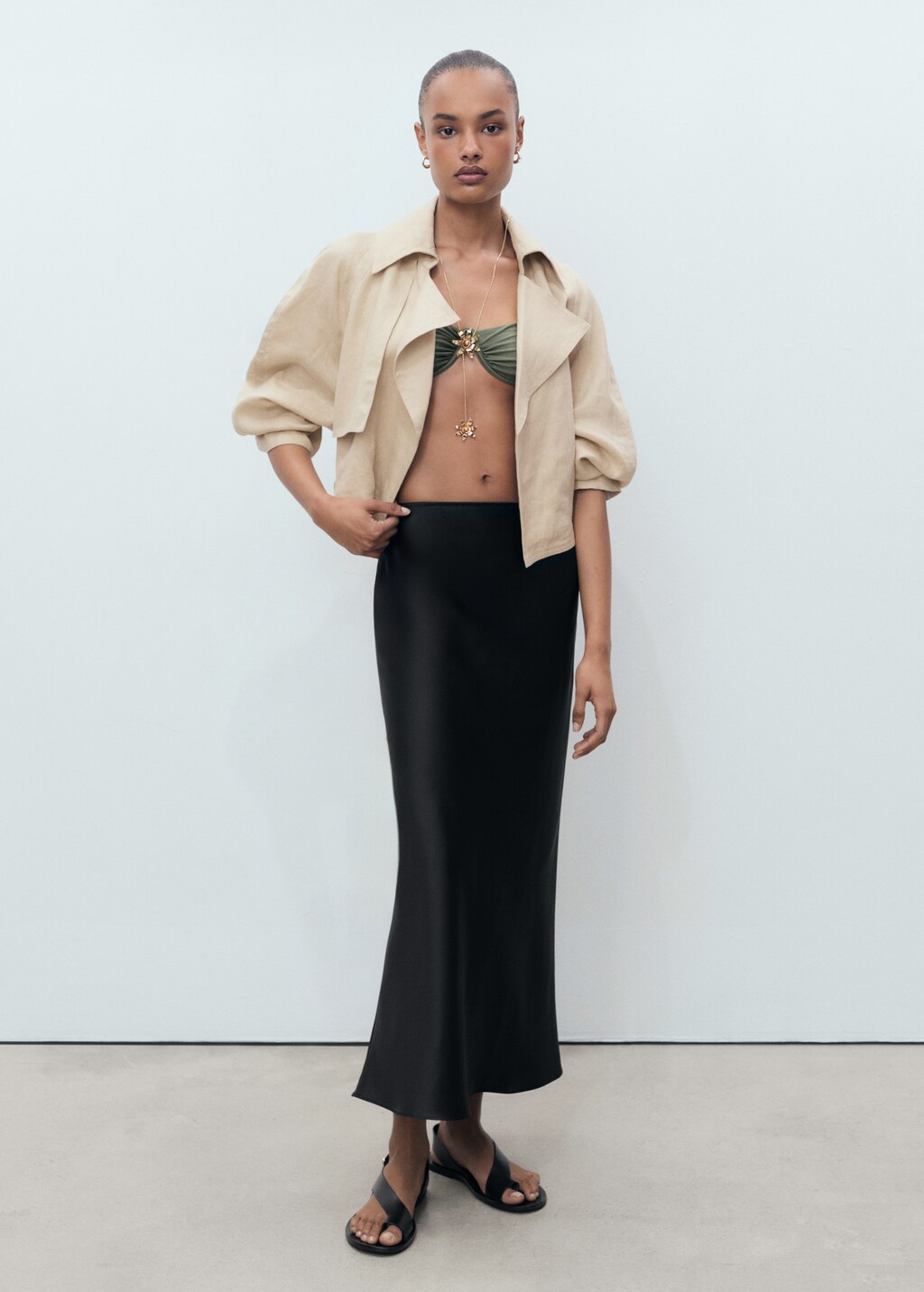 ◎mangomanyplease◎ NIVEN LONG SKIRT (2colors) Floral-print long skirt - Women | MANGO USA