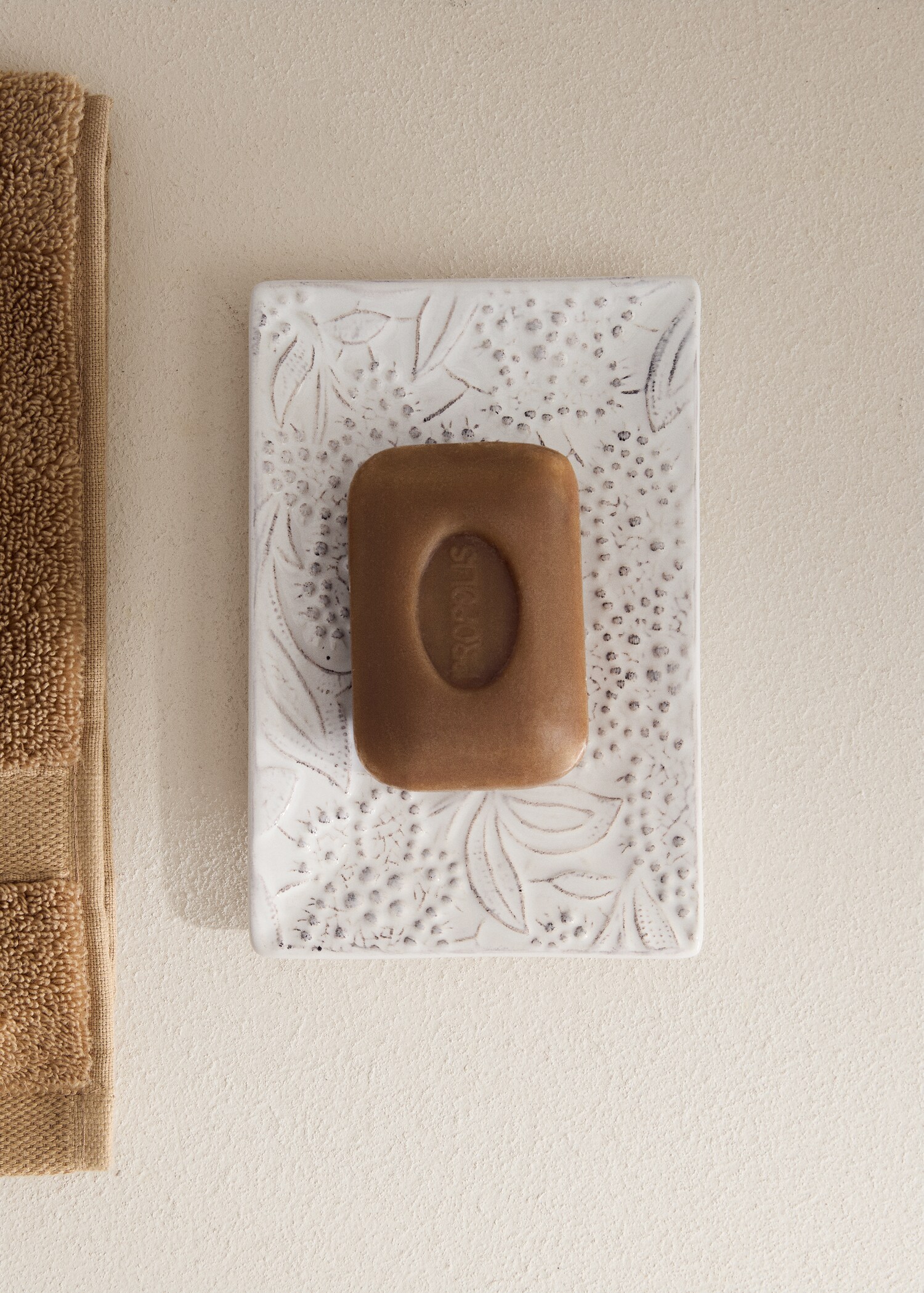 Soap dish embossed - General plane