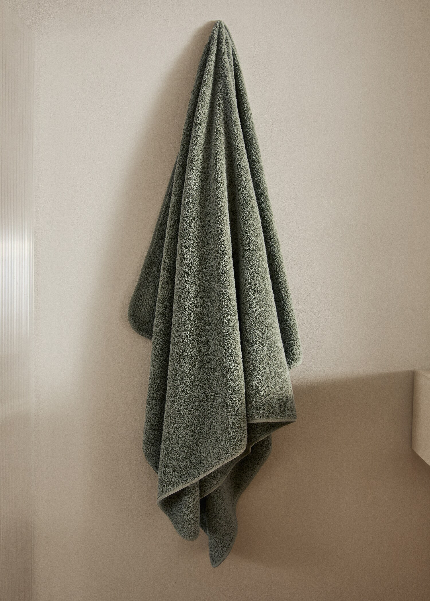 Drap de bain garment-dyed - Plan général