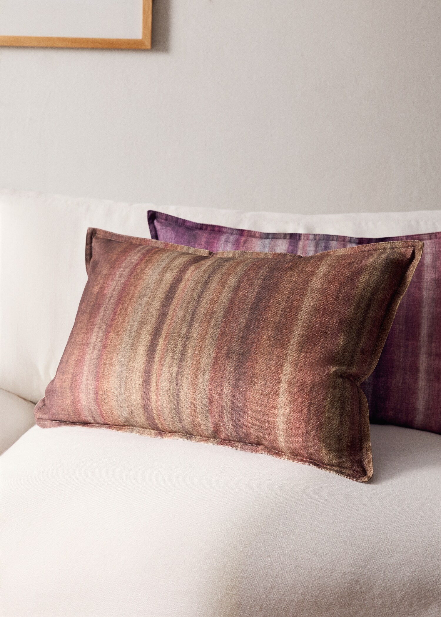 Linen striped cushion cover 40x60 cm - General plane