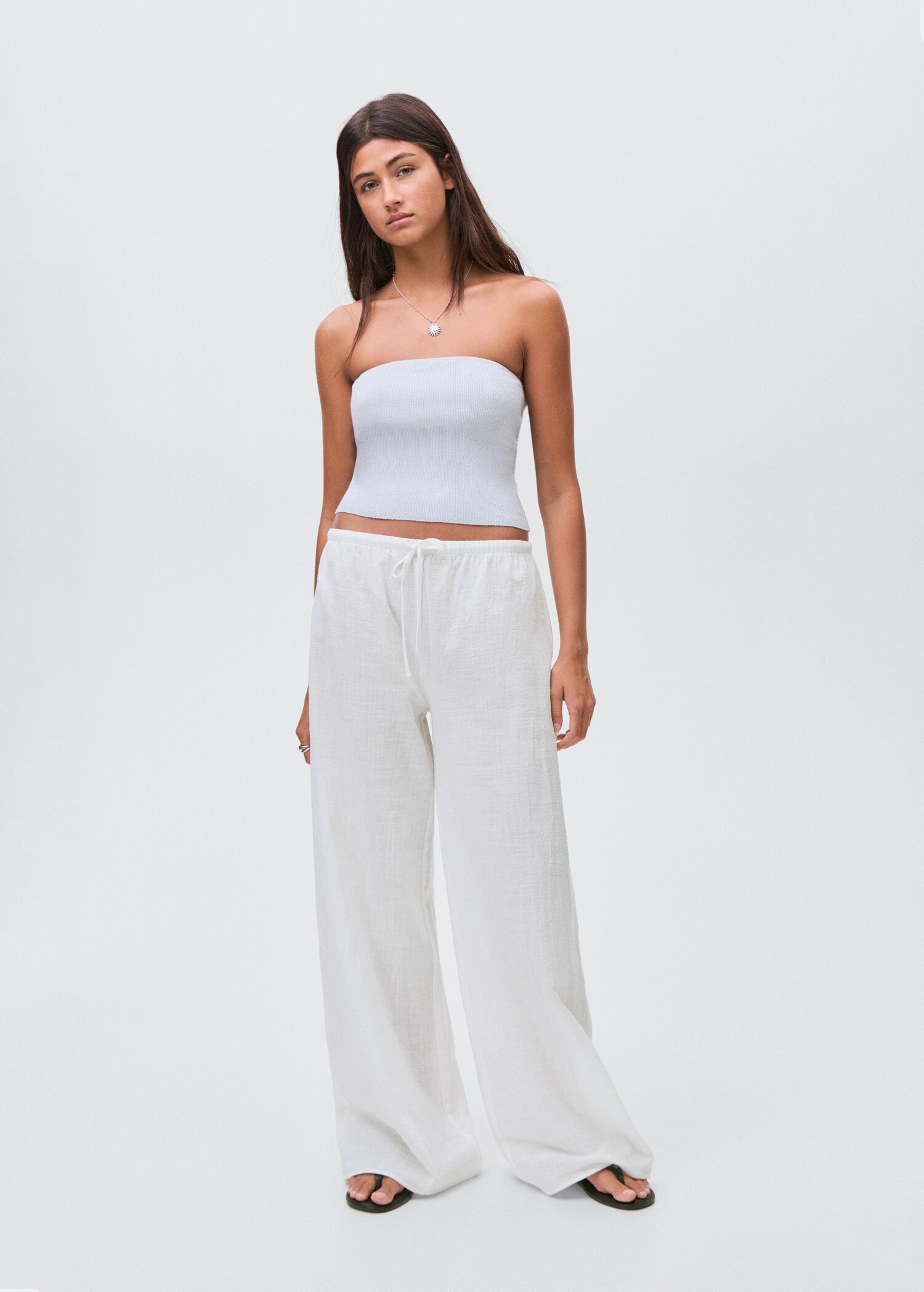 Organic cotton trousers - General plane