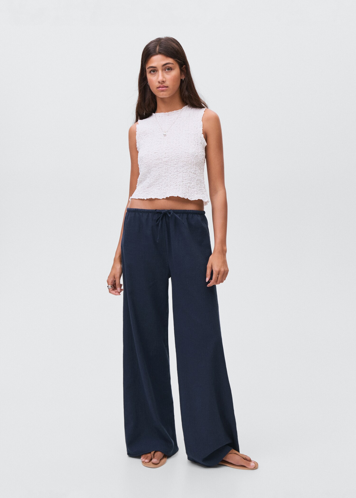 Organic cotton trousers - General plane