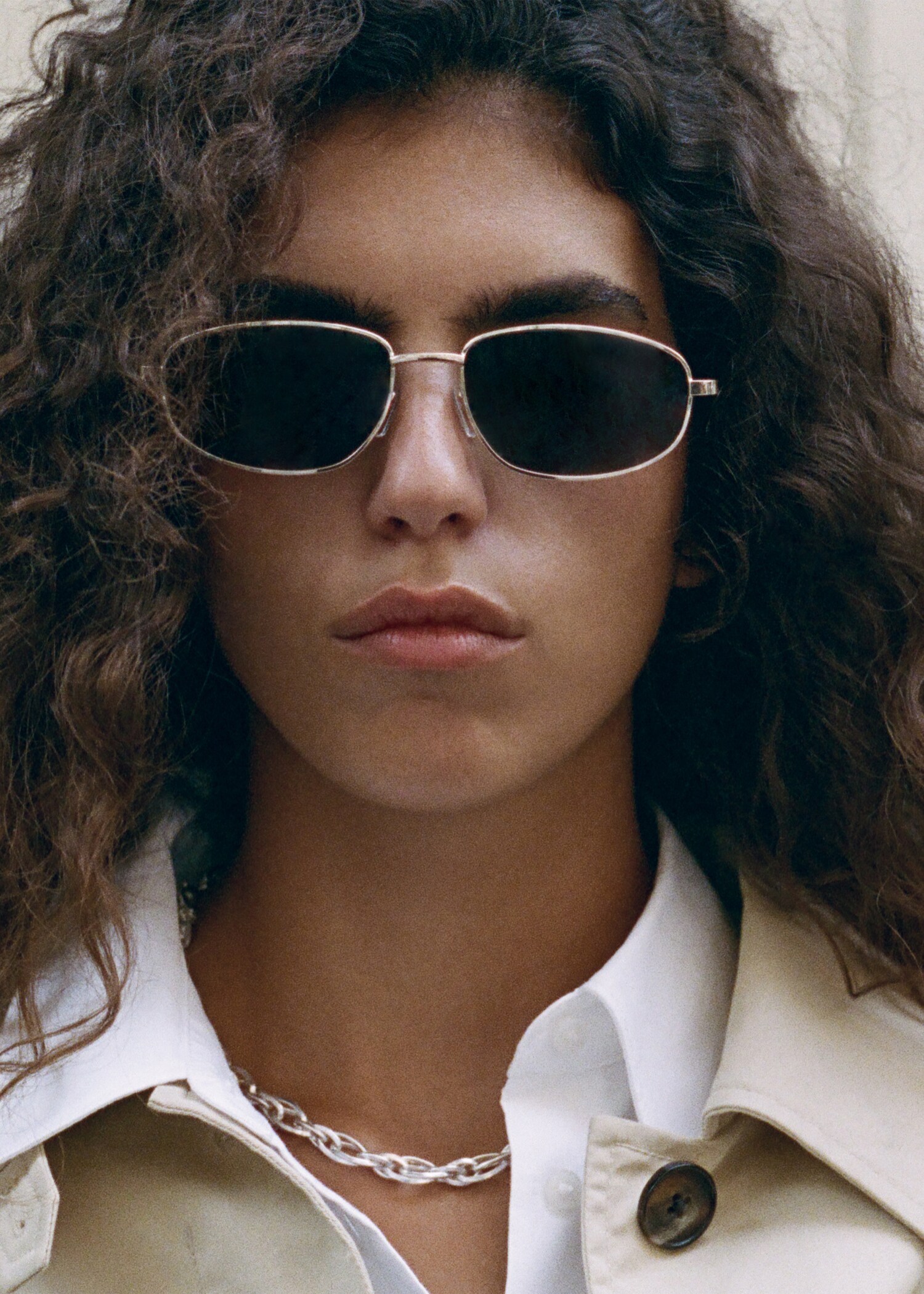 Metallic frame sunglasses - General plane