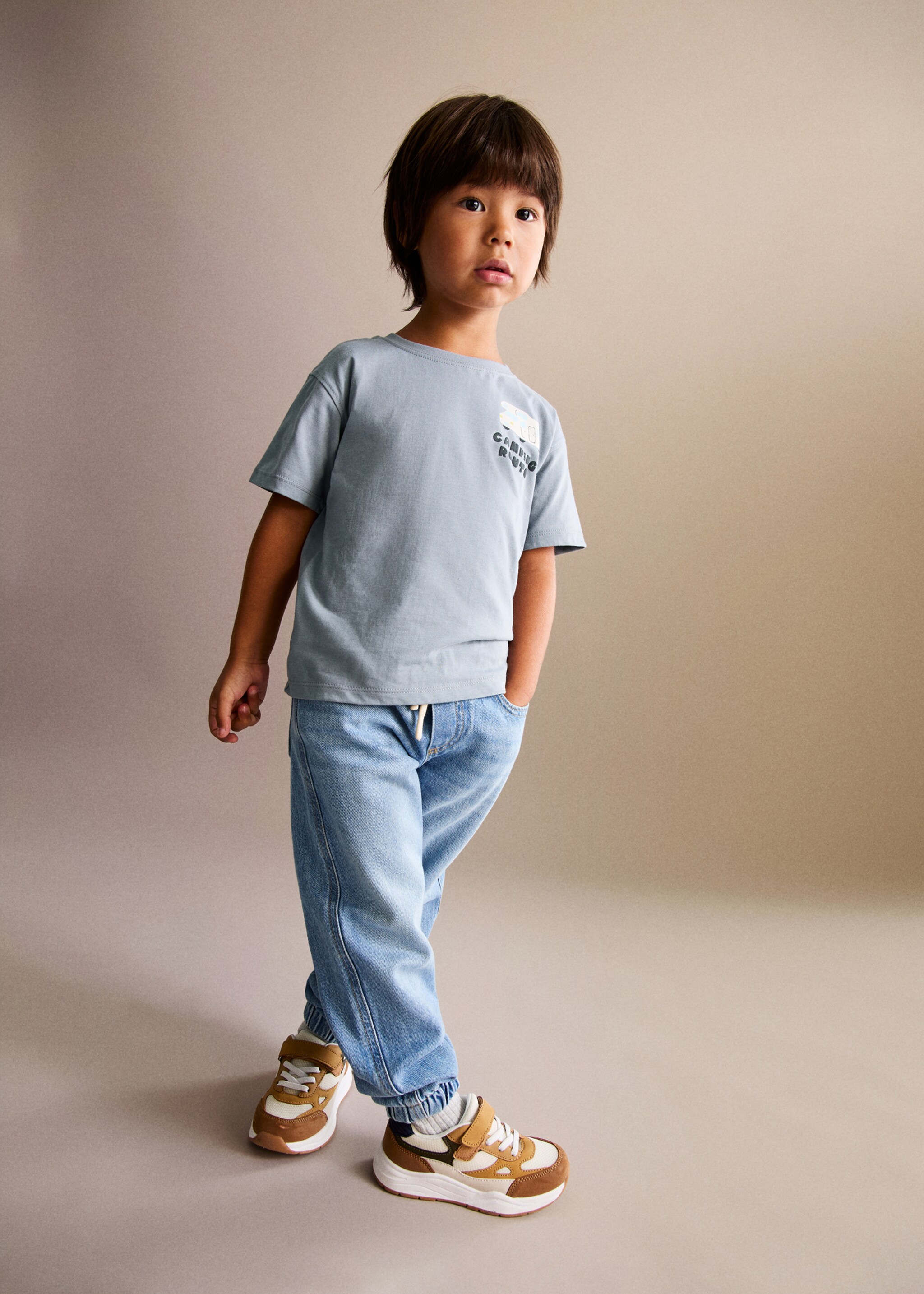 Mountain-print t-shirt - General plane, Blue. Ref: 17053290-00.