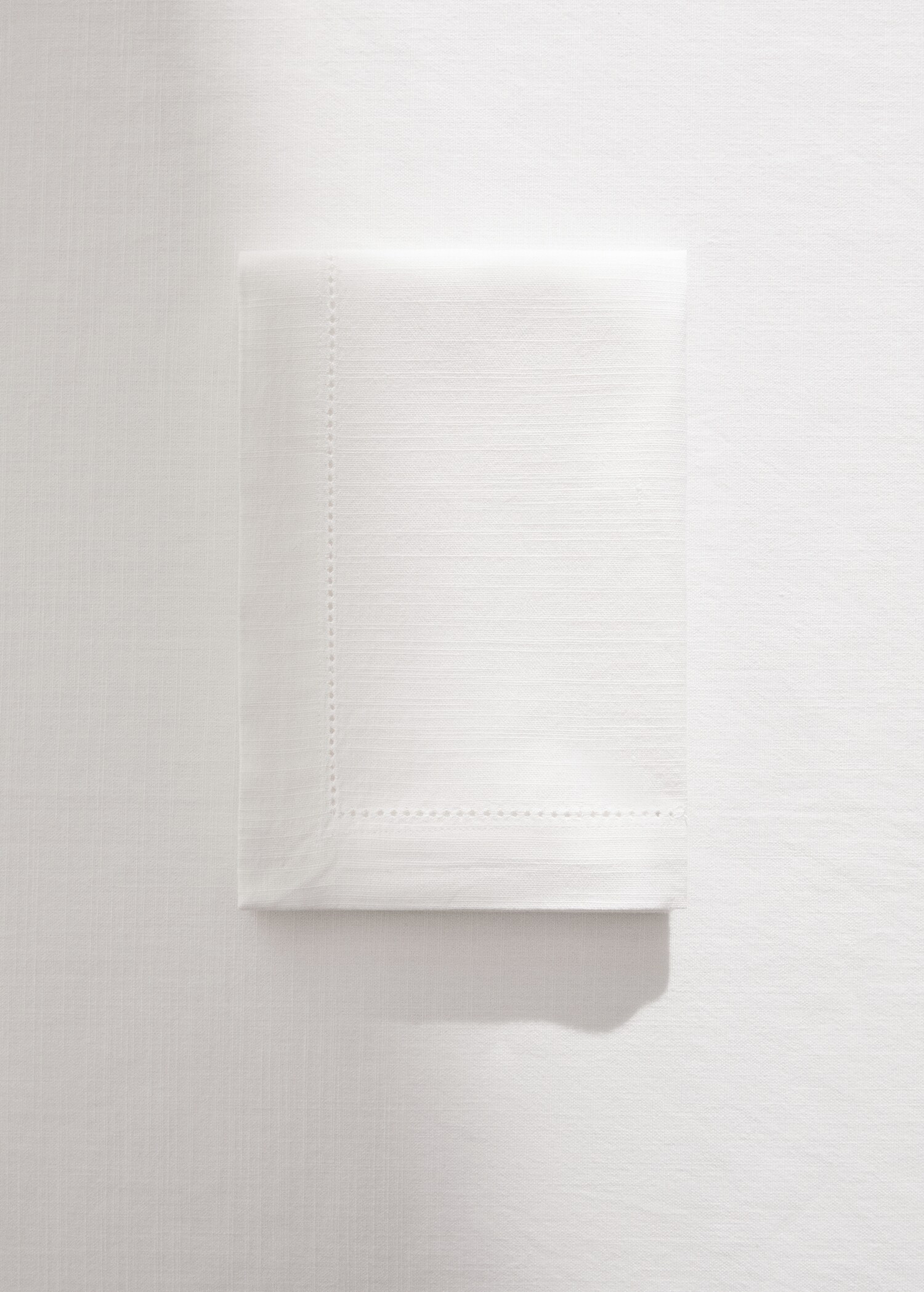 Serviette de table coton ajourée - Plan général