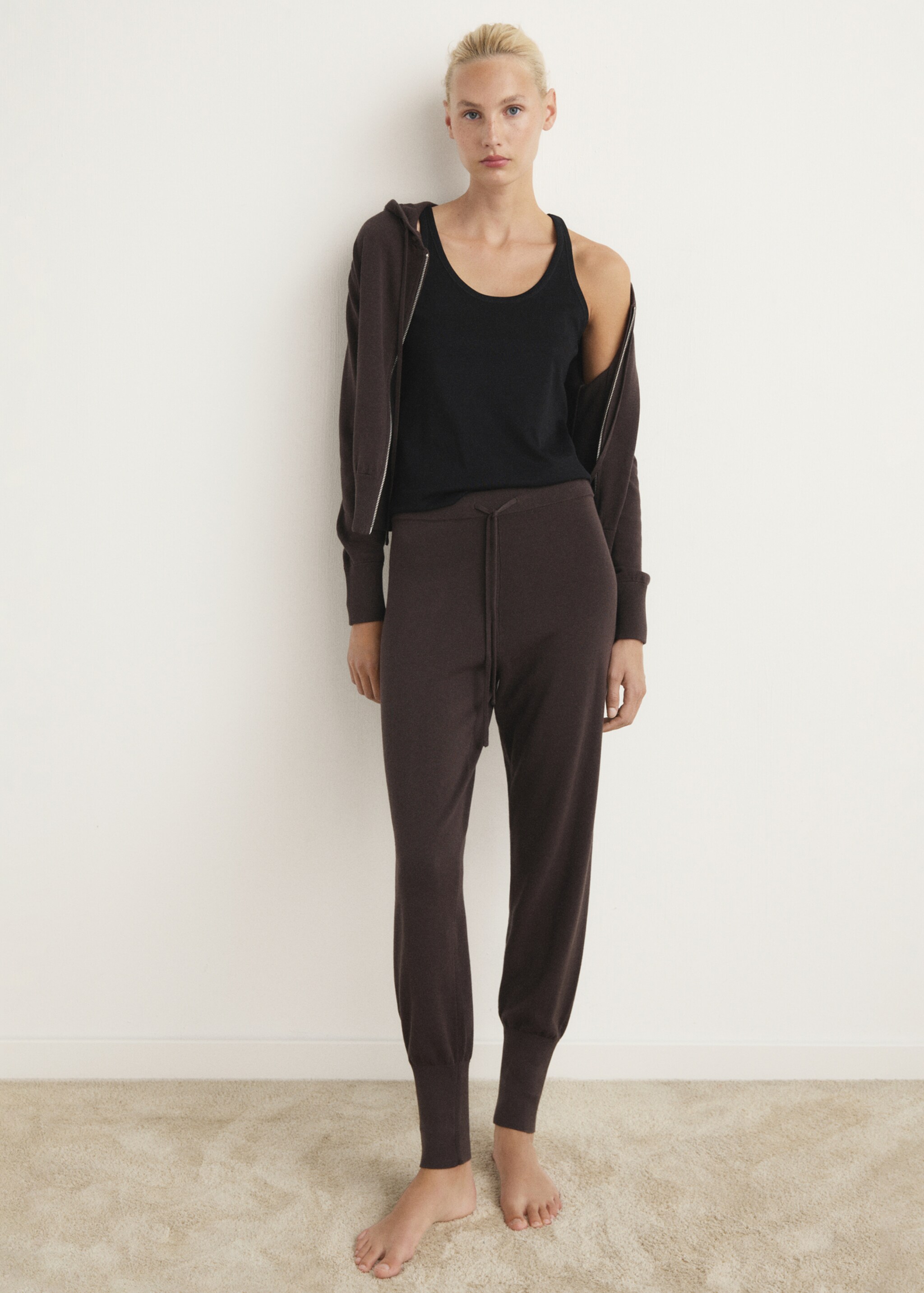 Pantalón pijama gina - Plano general, Chocolate. Ref: 17054131-00.