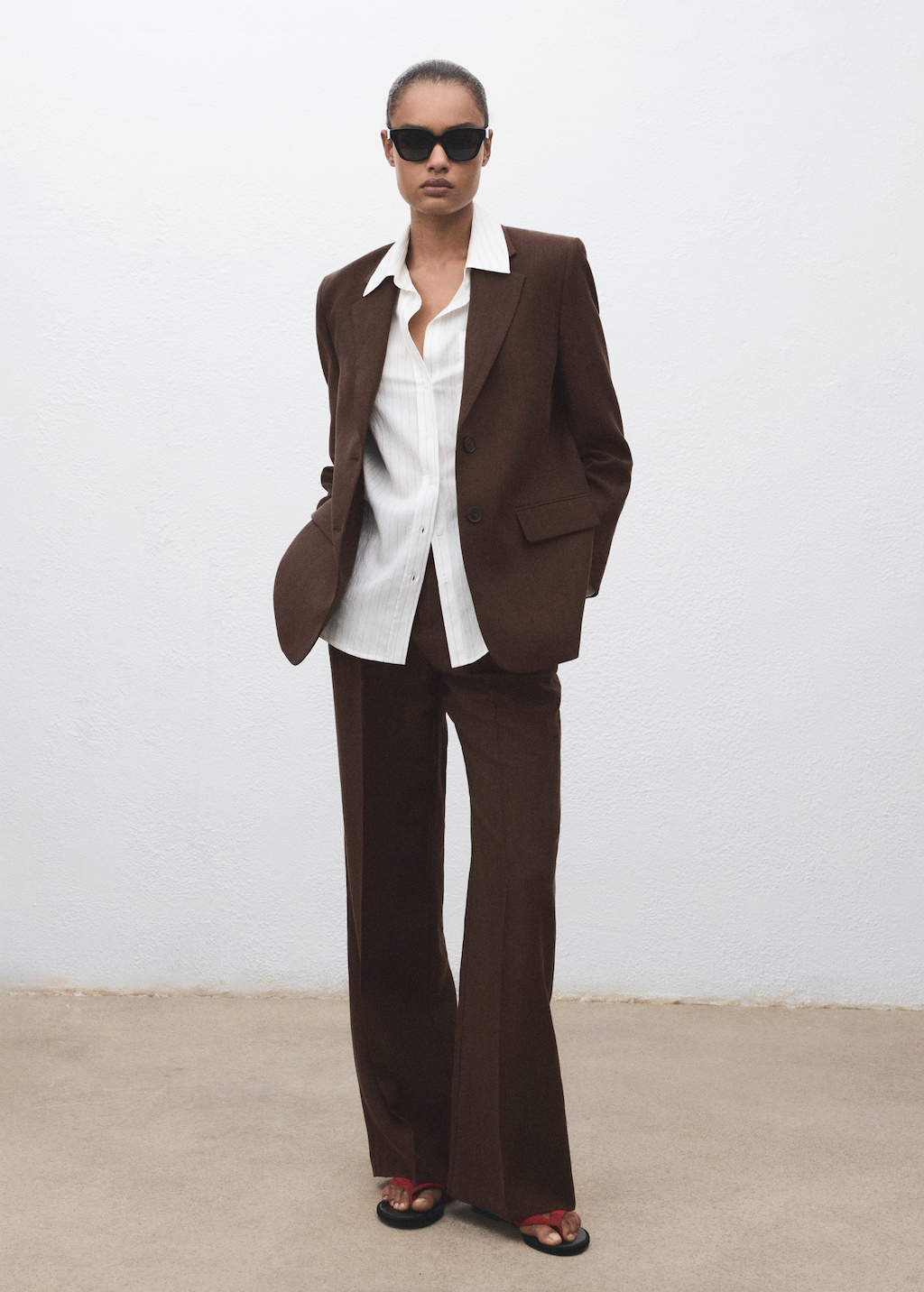 Mango Lyocell suit blazer