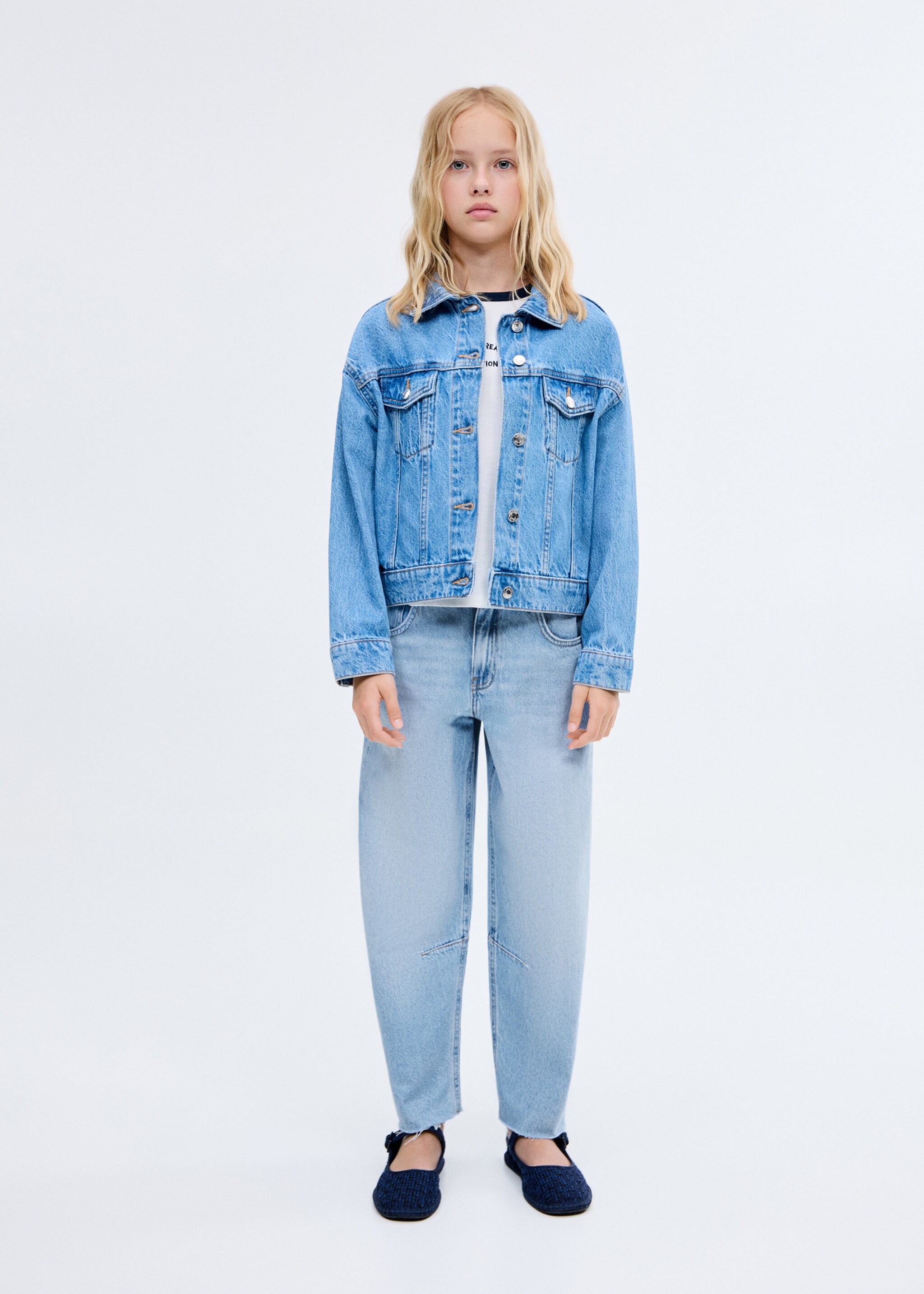 Jeans balloon tiro medio - Plano general