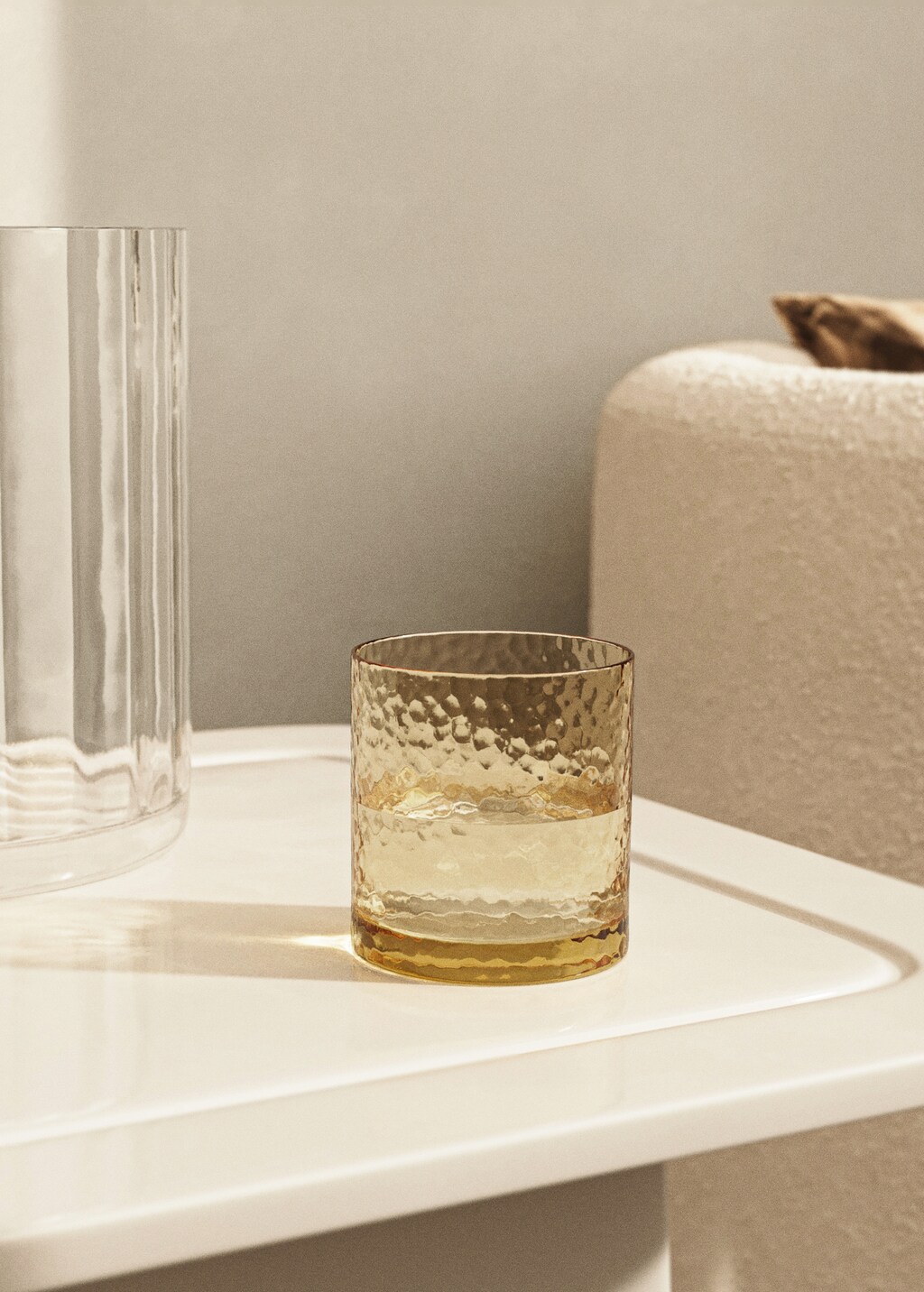 Verre en verre martelé - Home | MANGO France métropolitaine