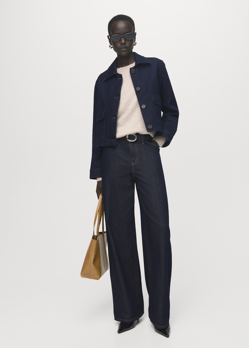 Mango Denim jacket with pockets