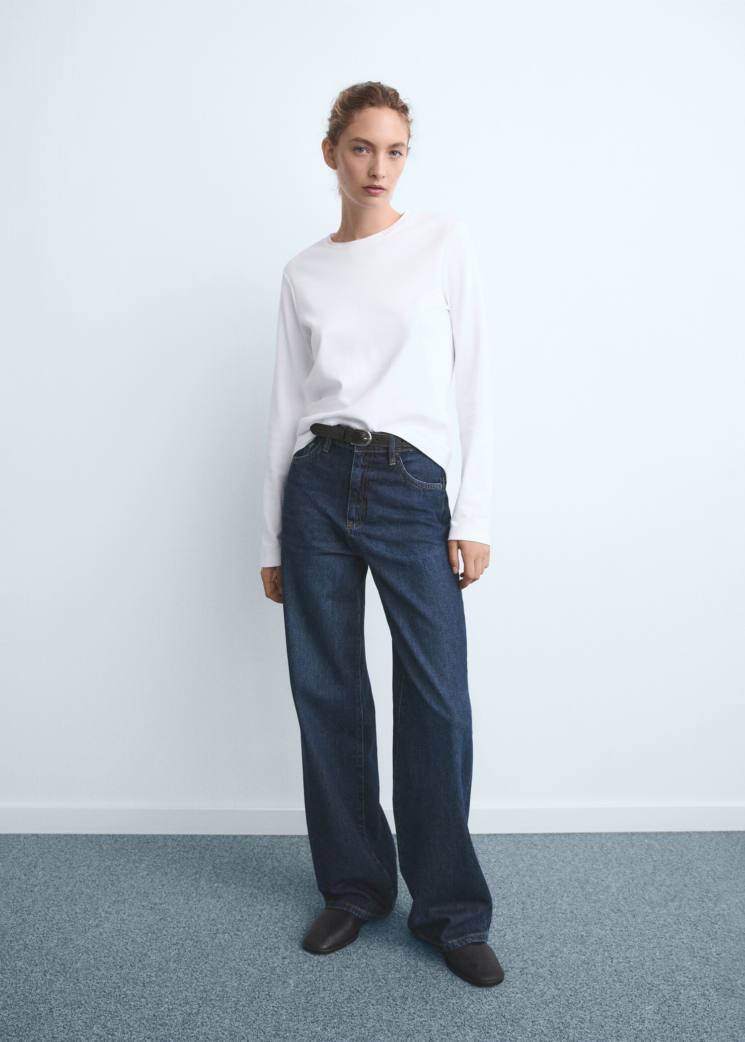 Danila wide leg high-rise jeans - General plane