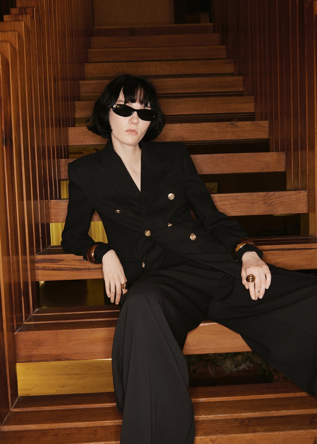 Double-breasted blazer