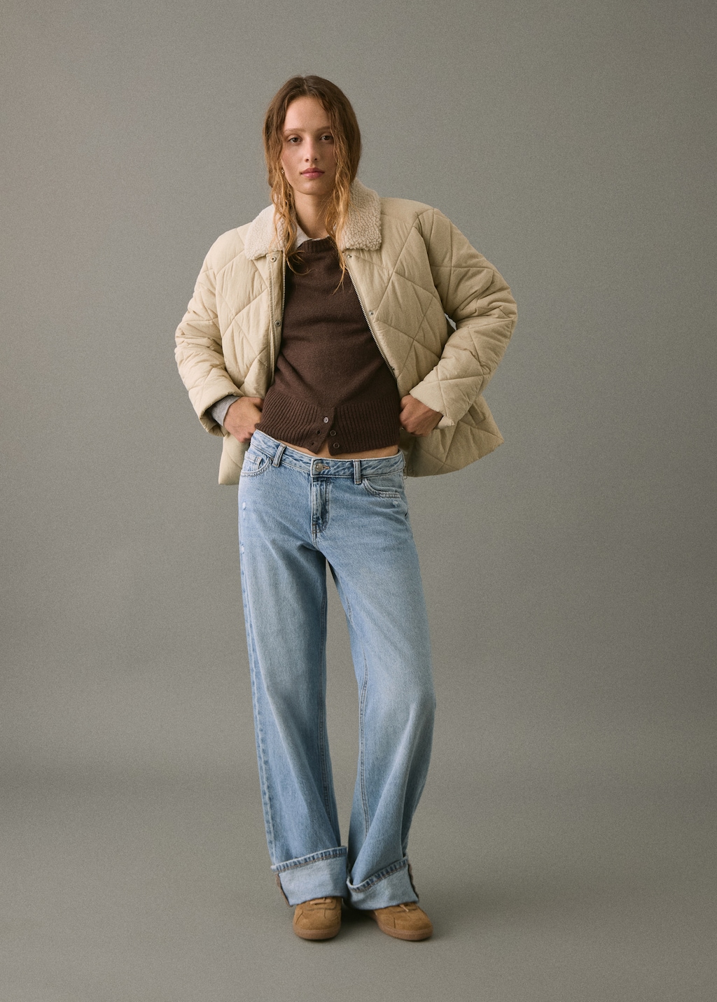 Pocket quilted jacket