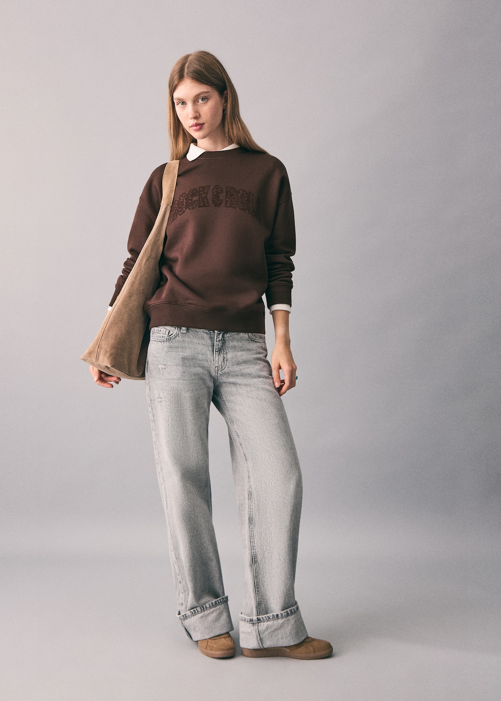 Animal print sweatshirt