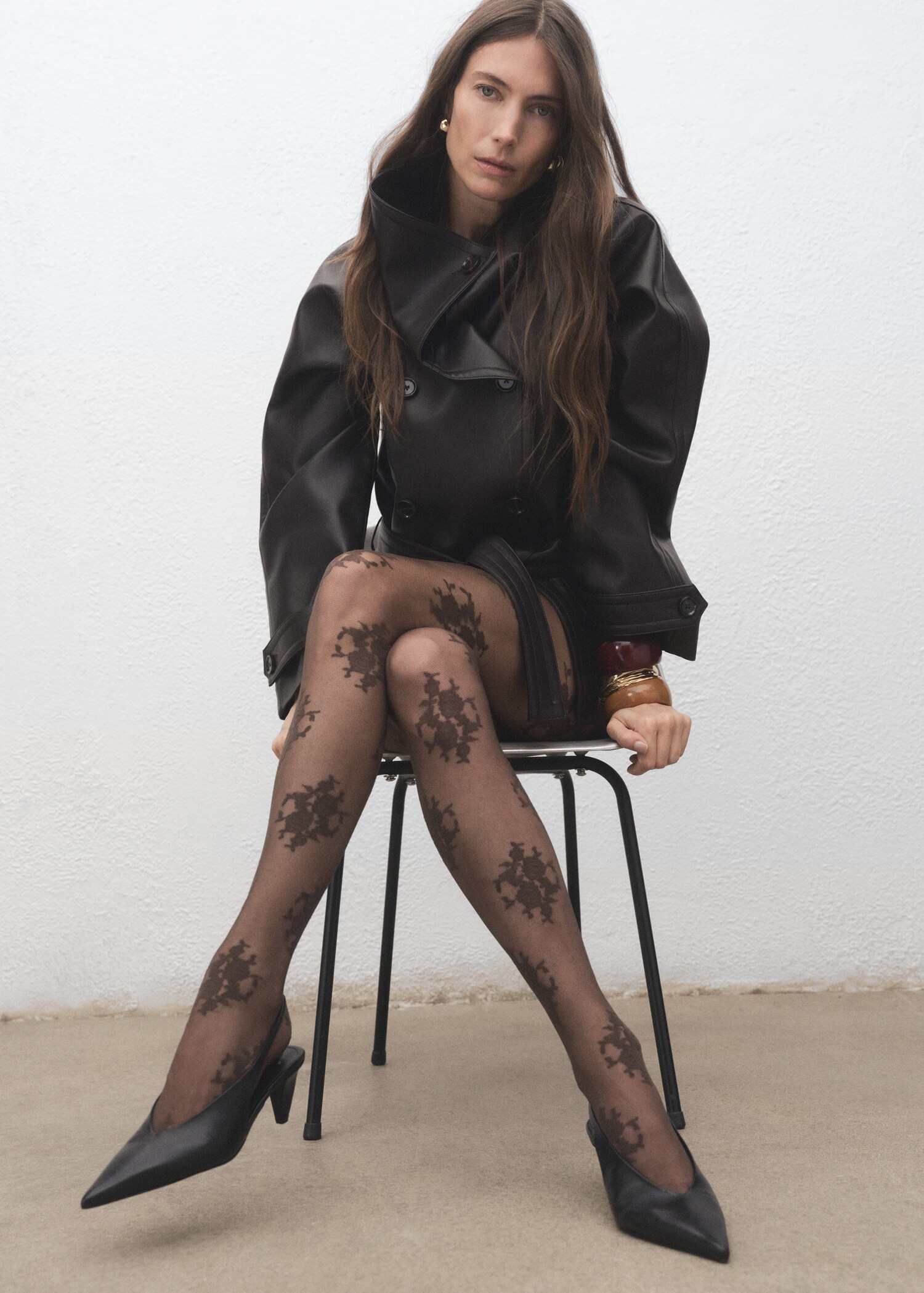 Fine jacquard stockings - General plane