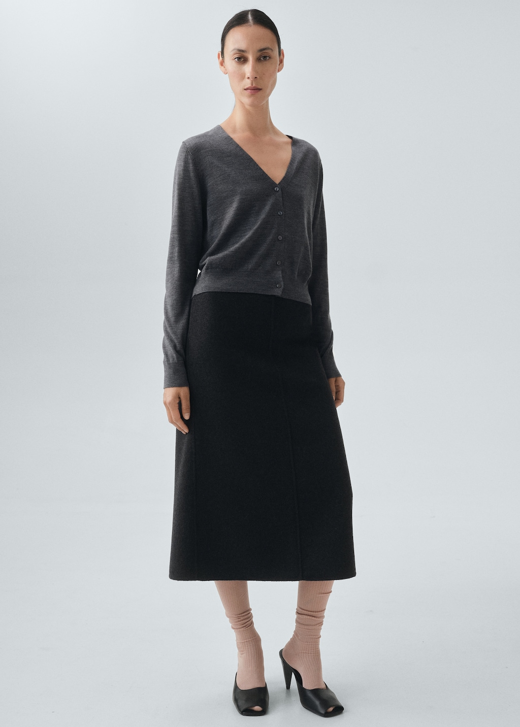 Mango 100% merino wool cardigan