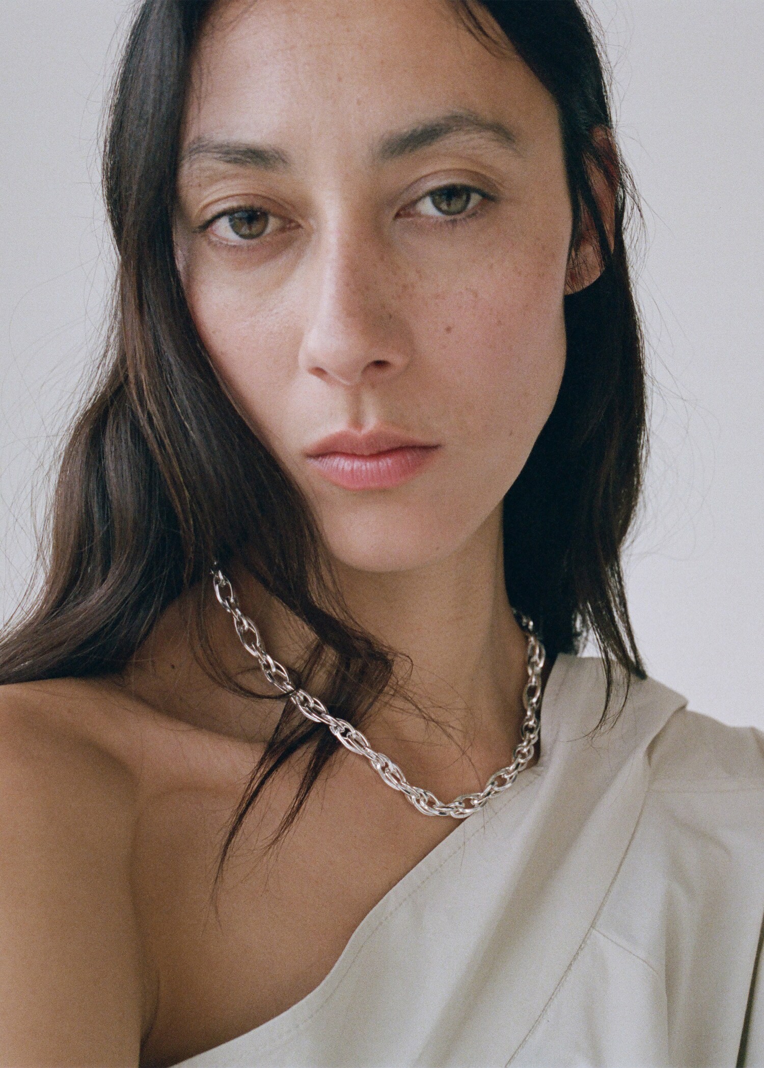 Combined-link chain necklace - General plane