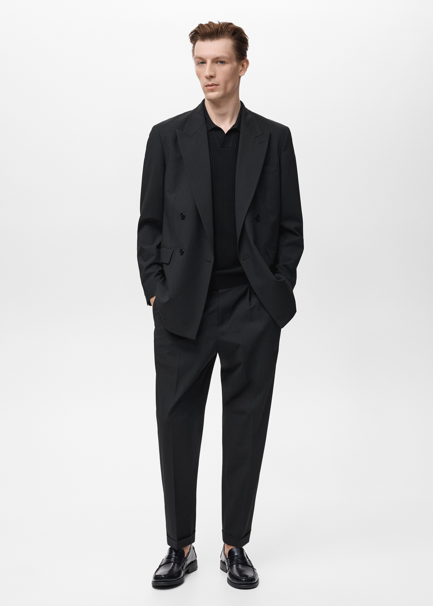 Boston Wear Boston Ropa Americana Traje Boston Regular Fit Cruzada