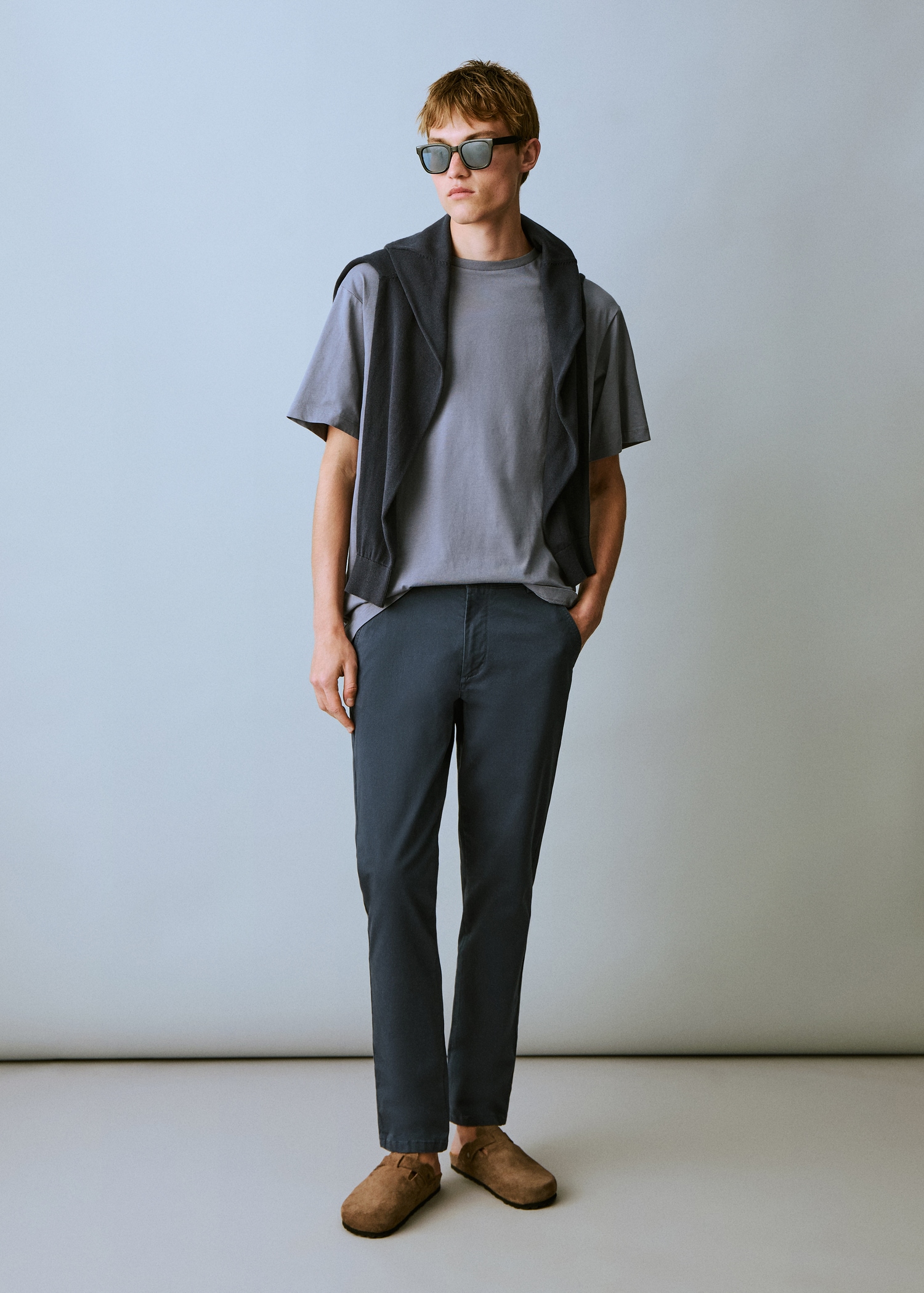 Pantalon chino élastique - Plan général