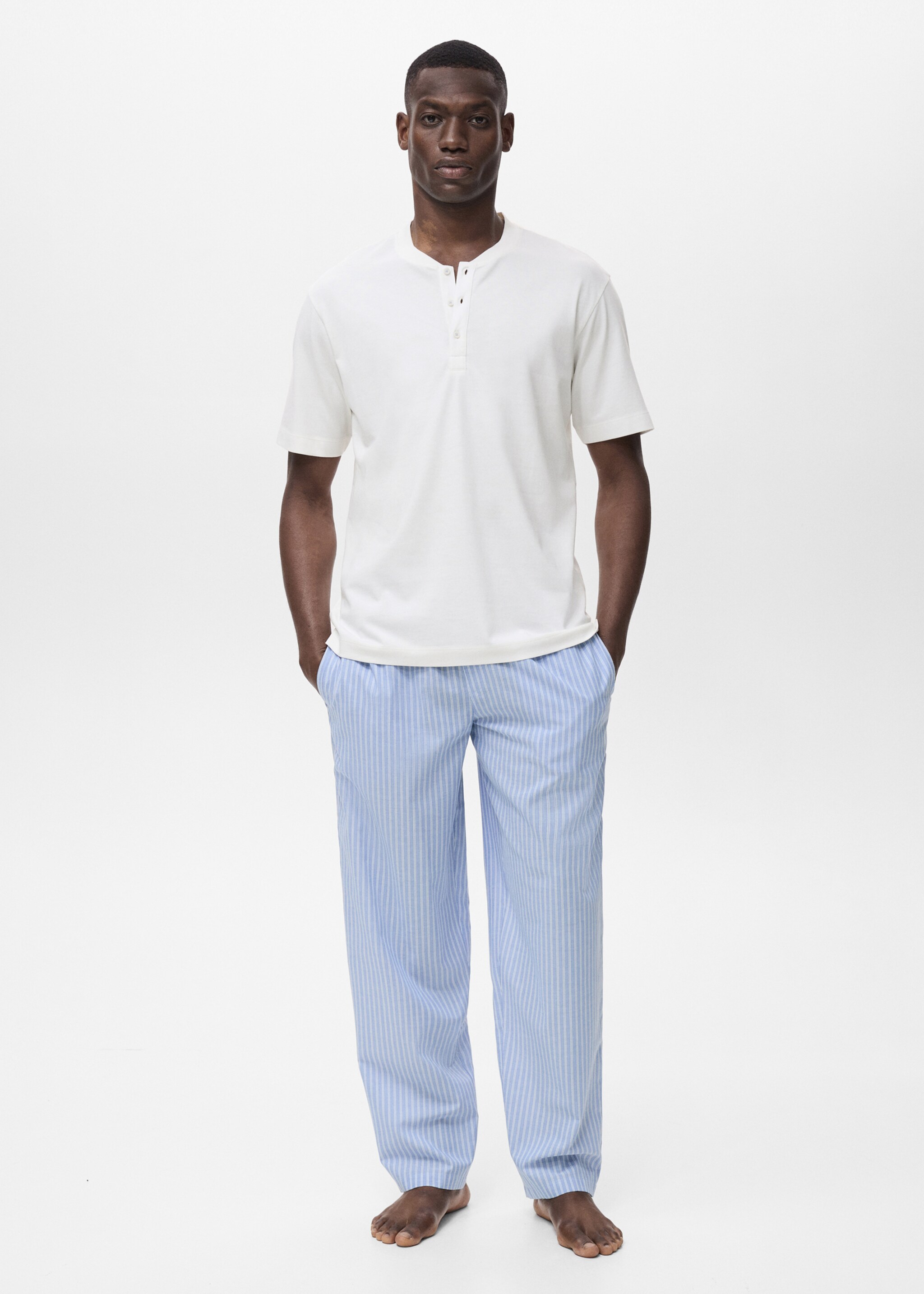 Lot pyjama combiné 100 % coton - Plan général